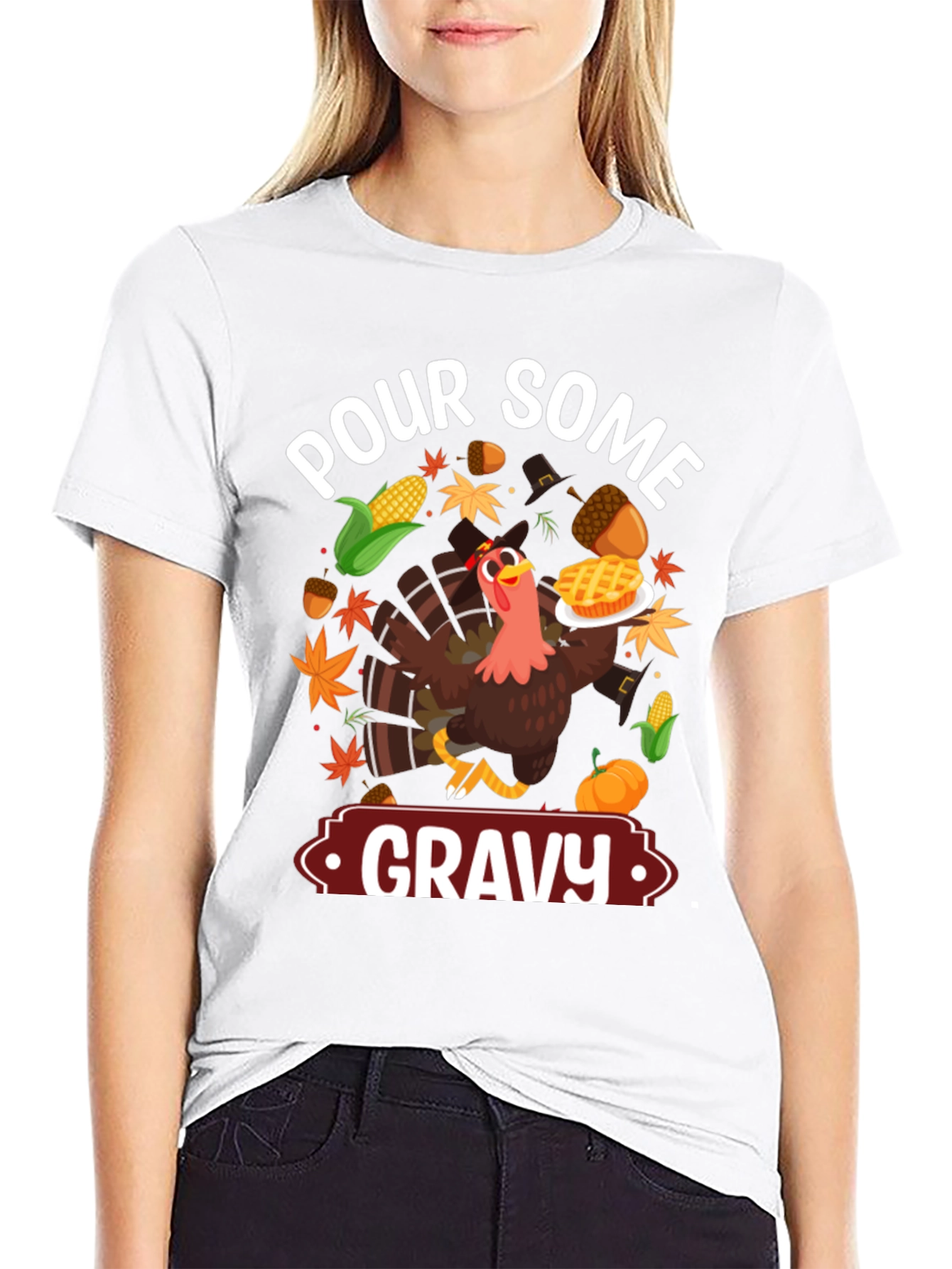 Pour Some Gravy Thanksgiving T-Shirt