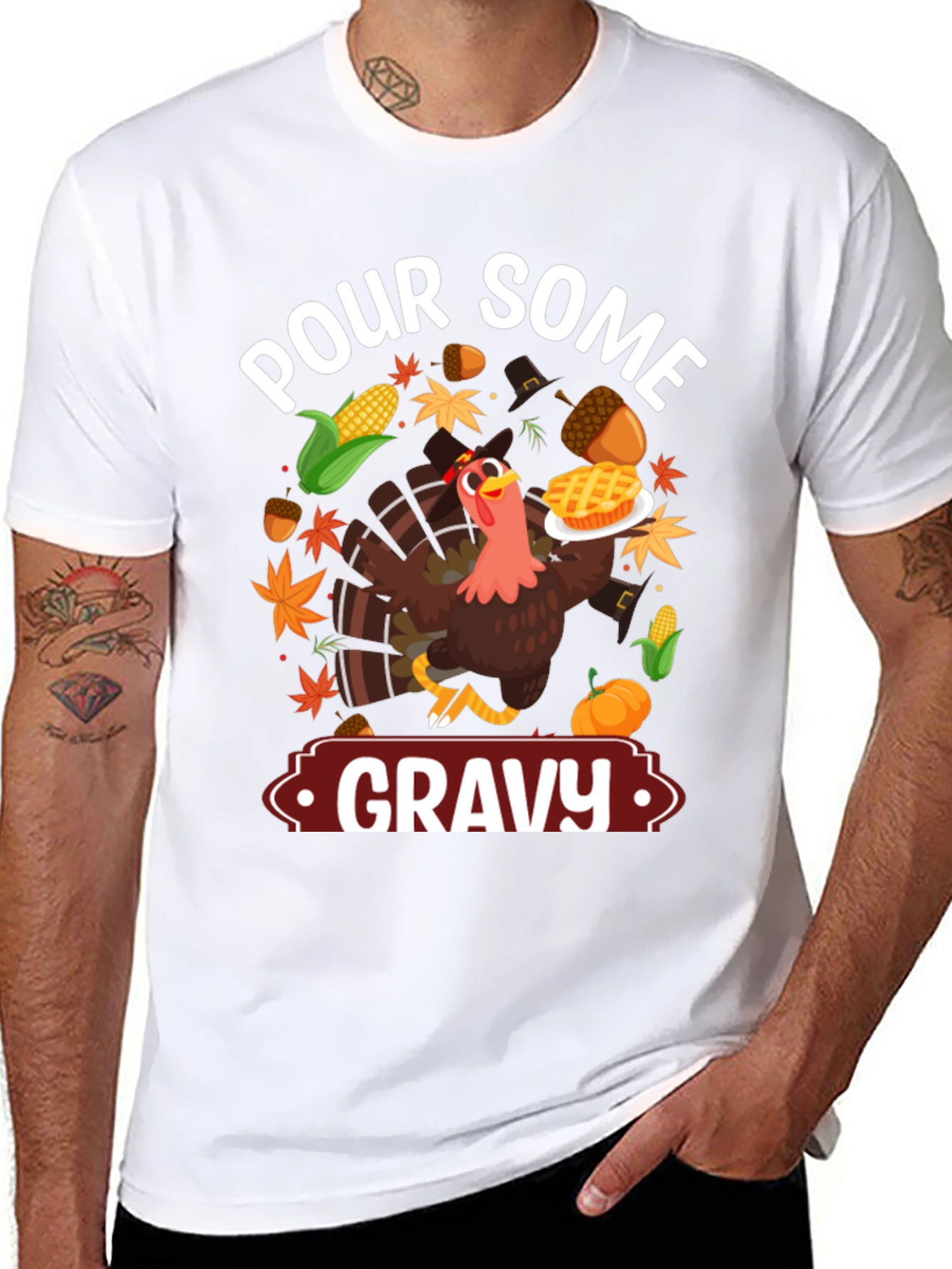 Pour Some Gravy Thanksgiving T-Shirt