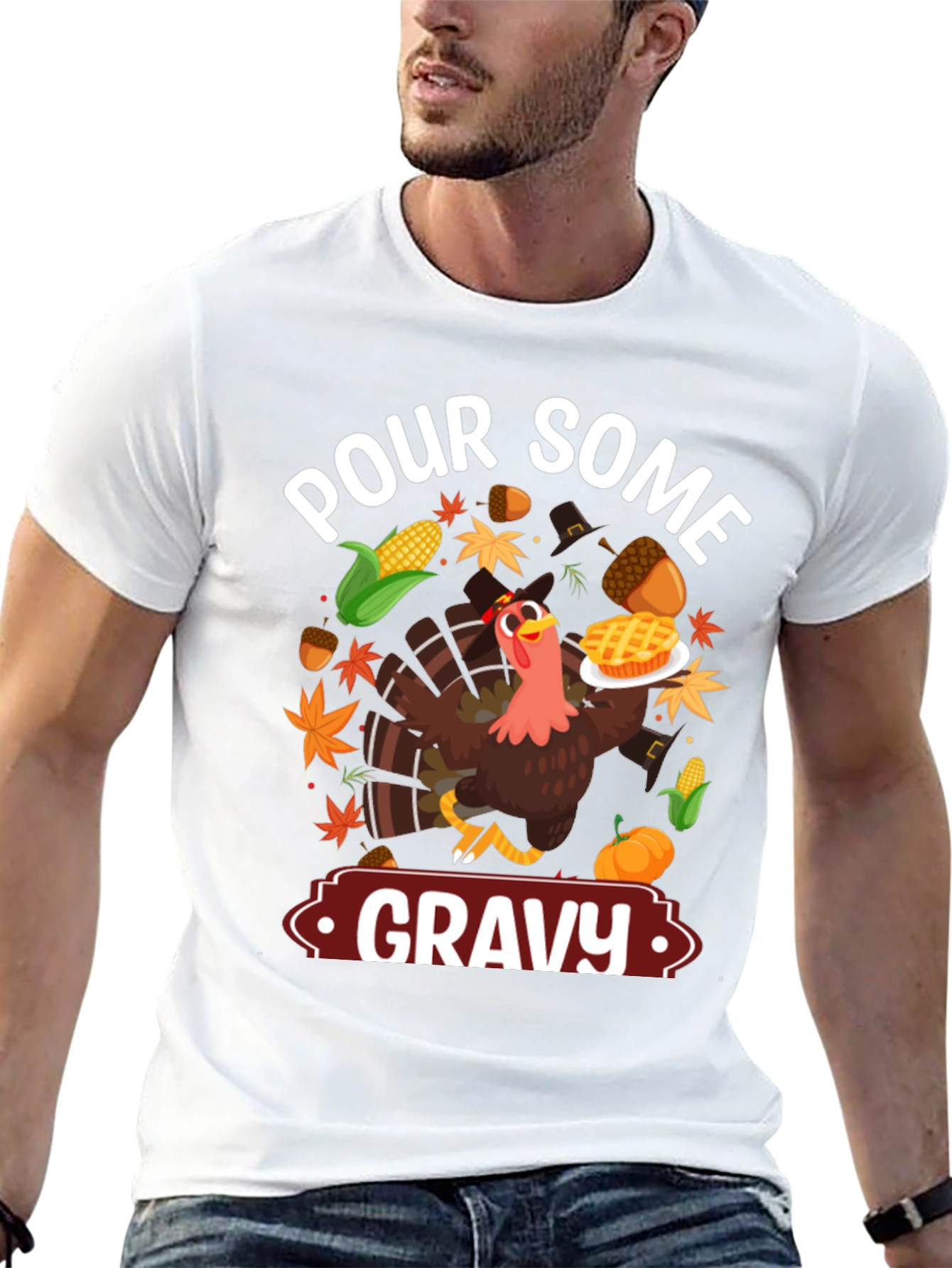 Pour Some Gravy Thanksgiving T-Shirt
