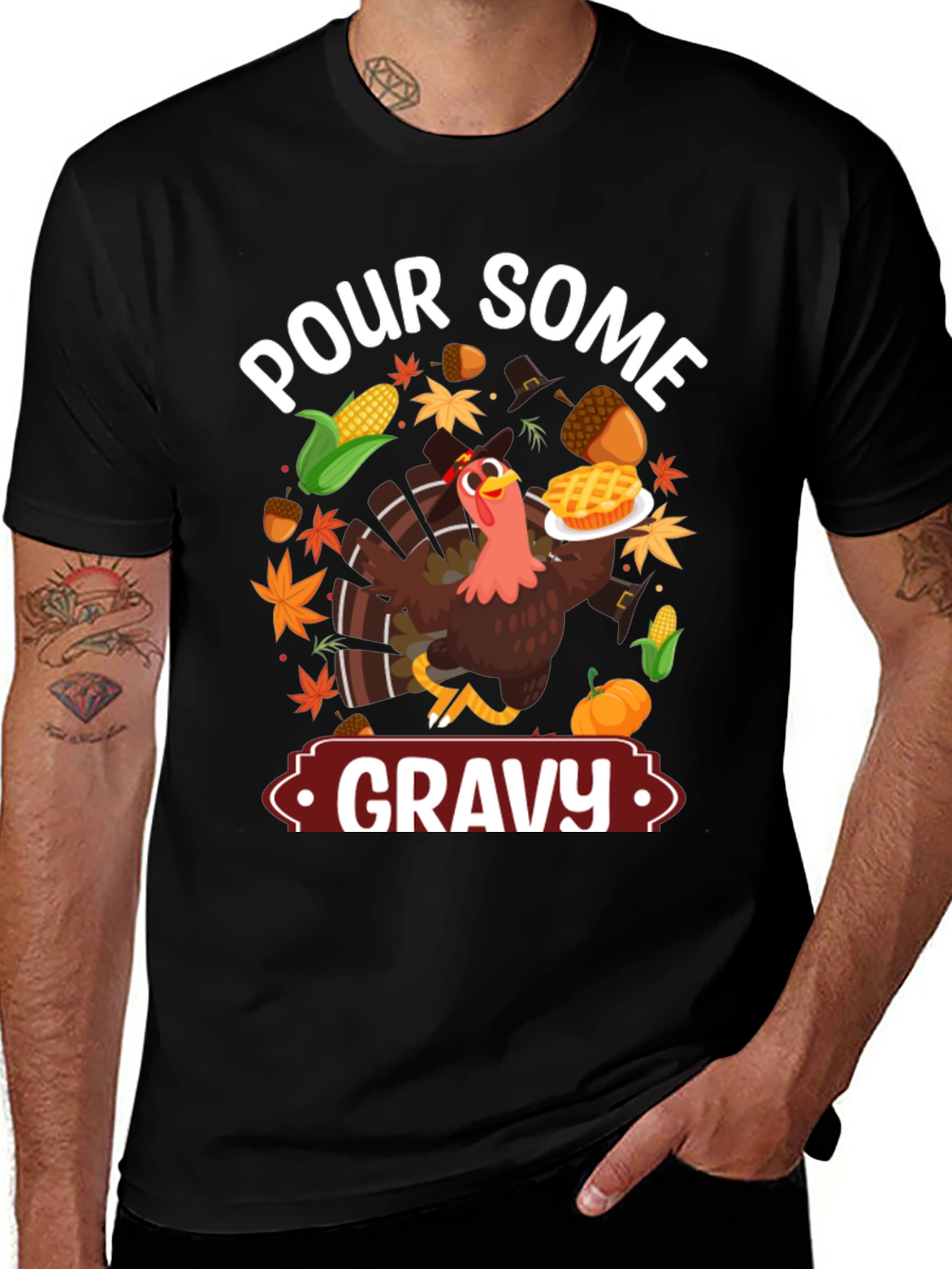 Pour Some Gravy Thanksgiving T-Shirt