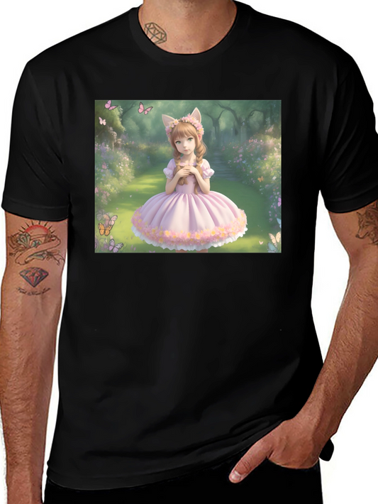 Anime Girl T-Shirt - Kawaii Style