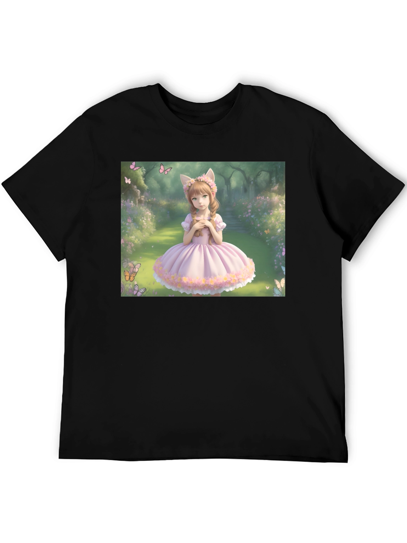 Anime Girl T-Shirt - Kawaii Style