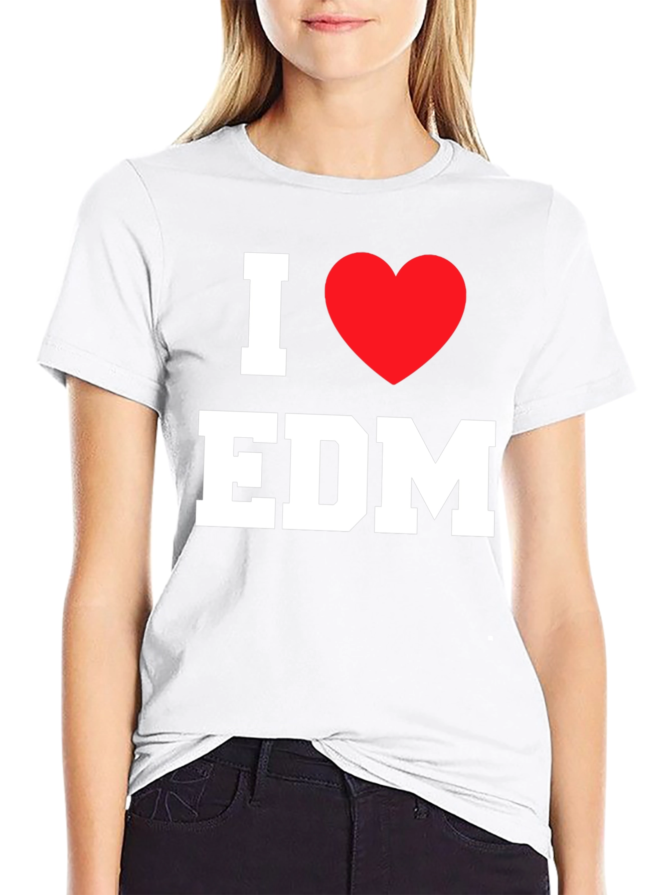 I Heart EDM Black T-Shirt