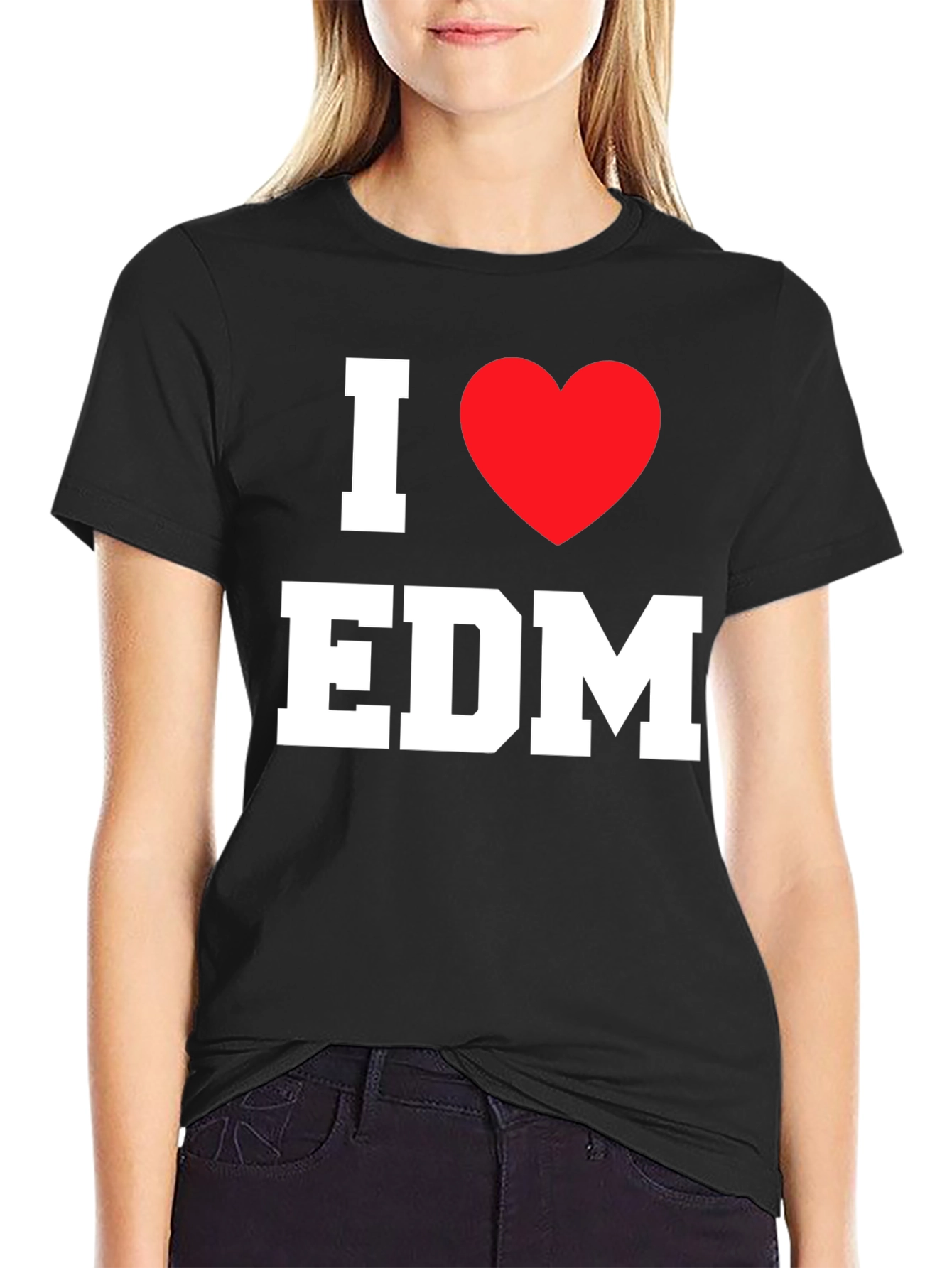 I Heart EDM Black T-Shirt