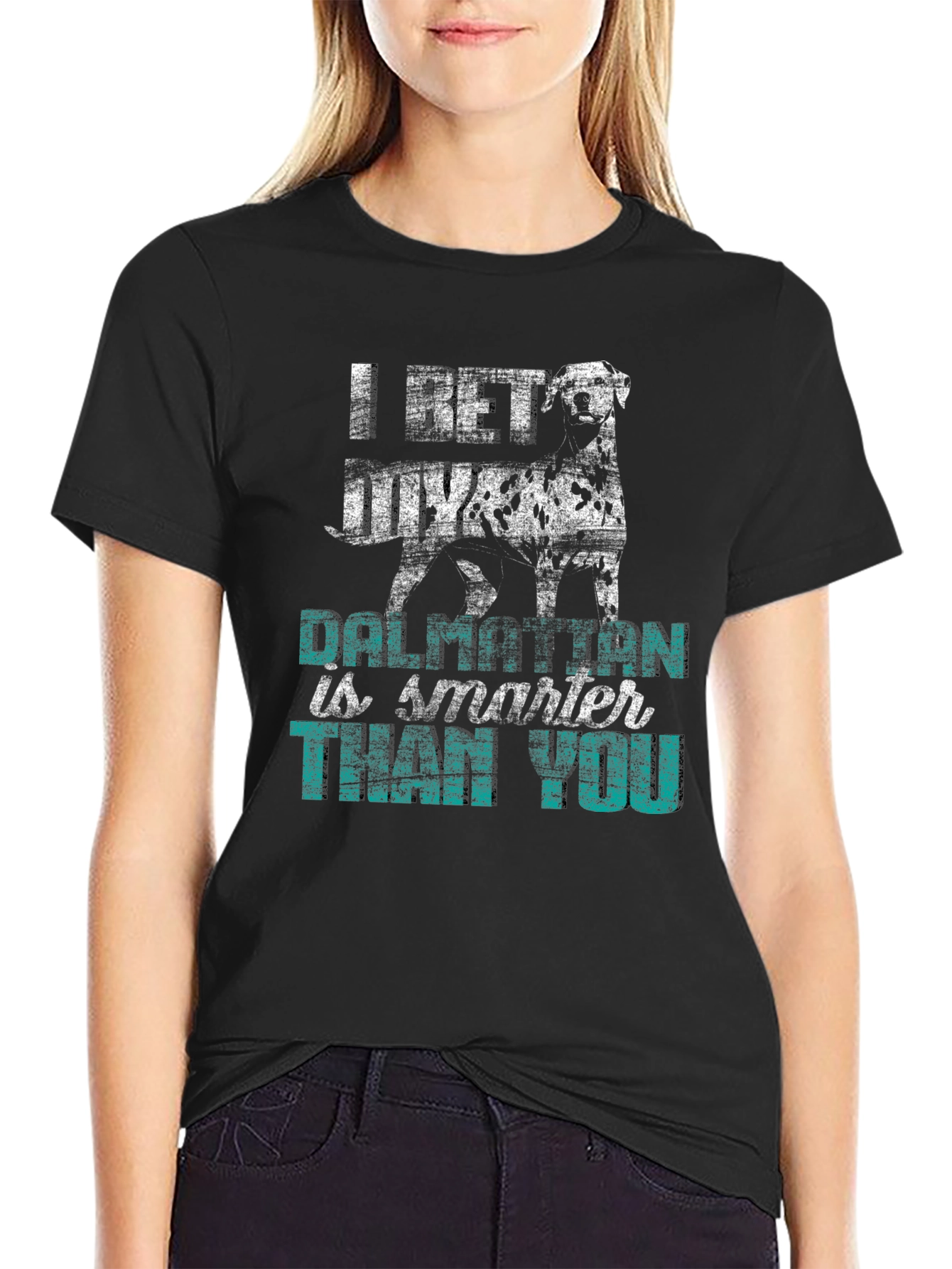 Dalmatian Smarter Than You Graphic Tee