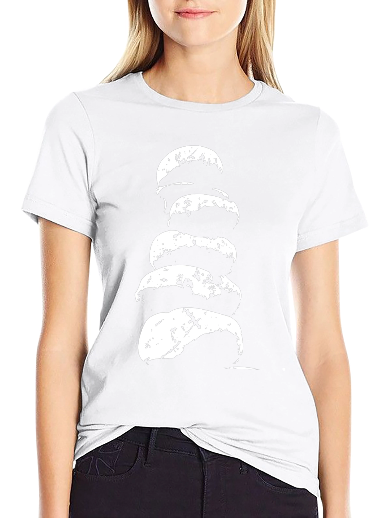 Stacked Rock Graphic Tee - Mens Black Cotton T-Shirt