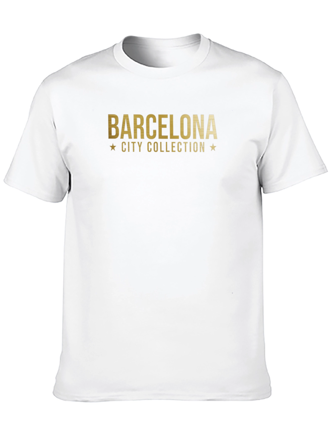 Barcelona City Collection Black Graphic T-Shirt