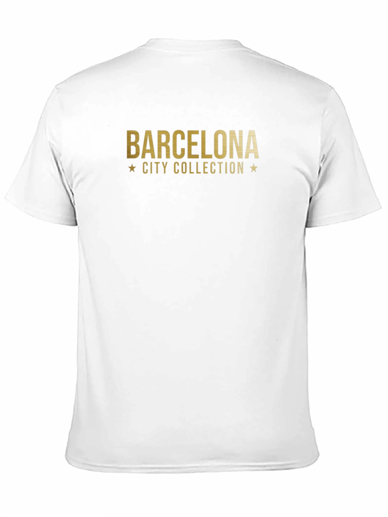 Barcelona City Collection Black Graphic T-Shirt