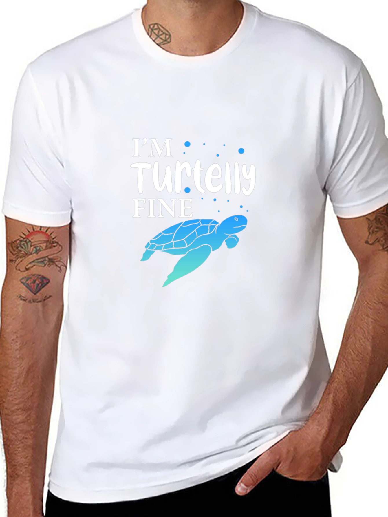 Im Turtelly Fine Black T-Shirt