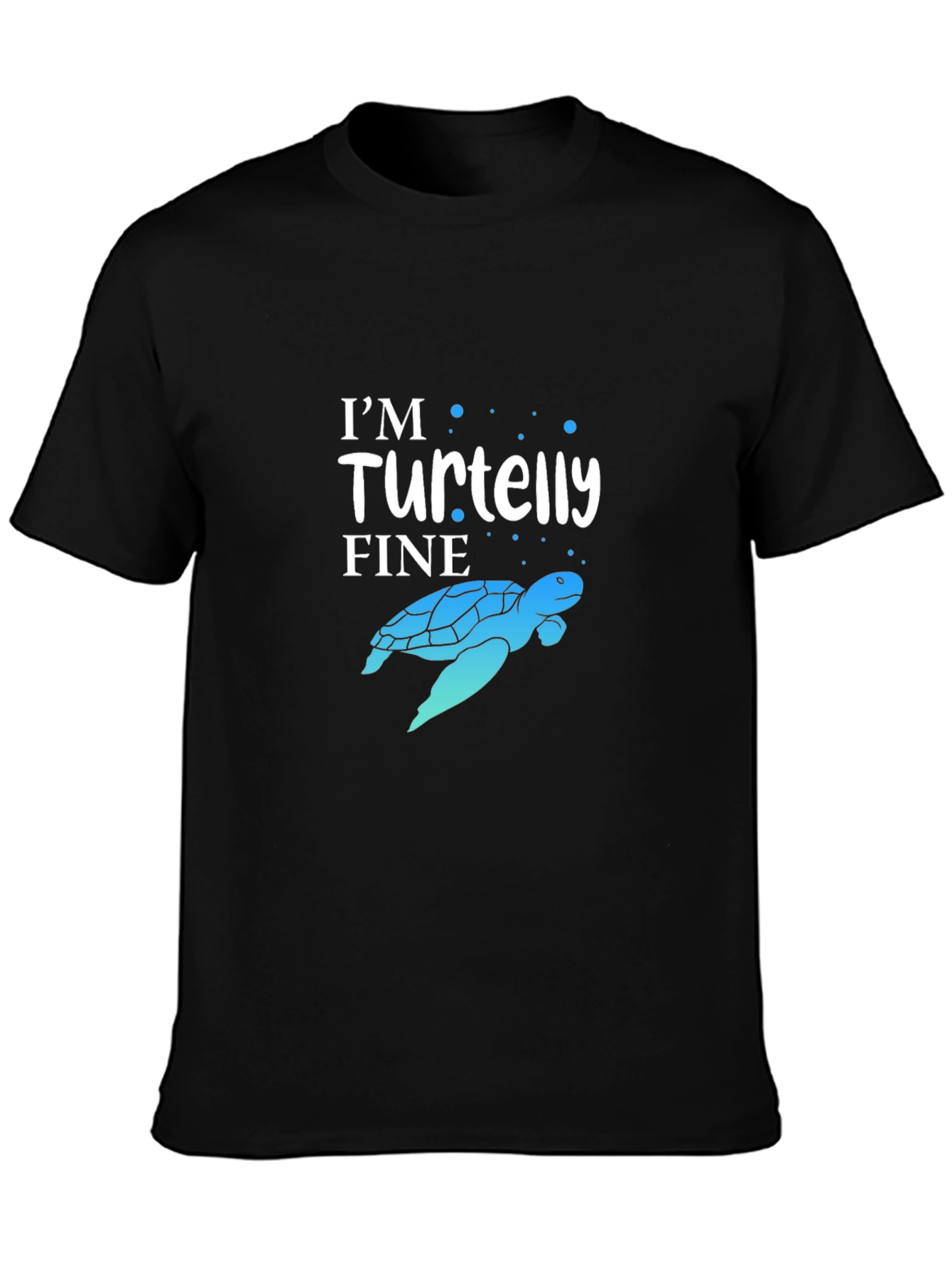 Im Turtelly Fine Black T-Shirt