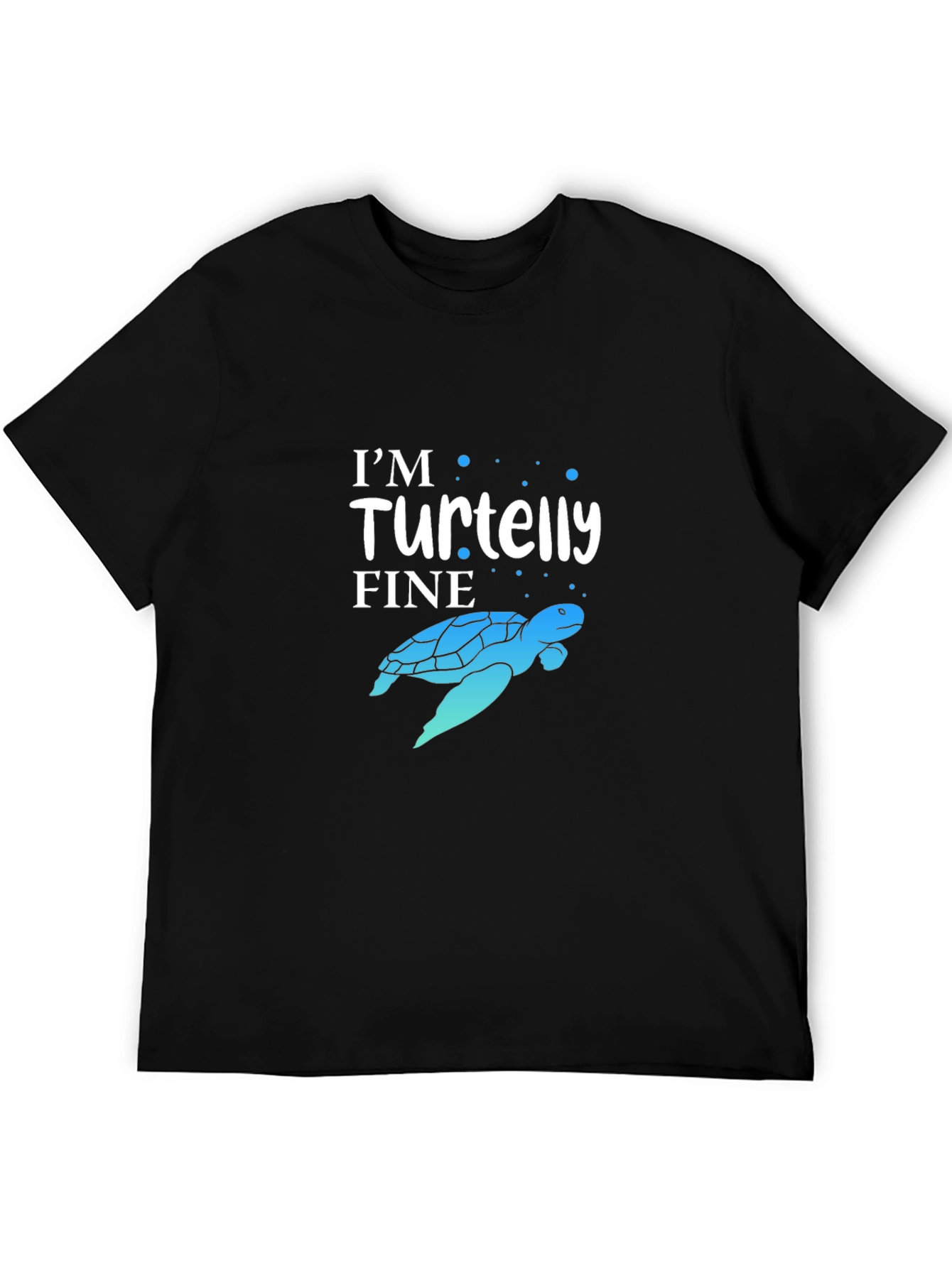 Im Turtelly Fine Black T-Shirt