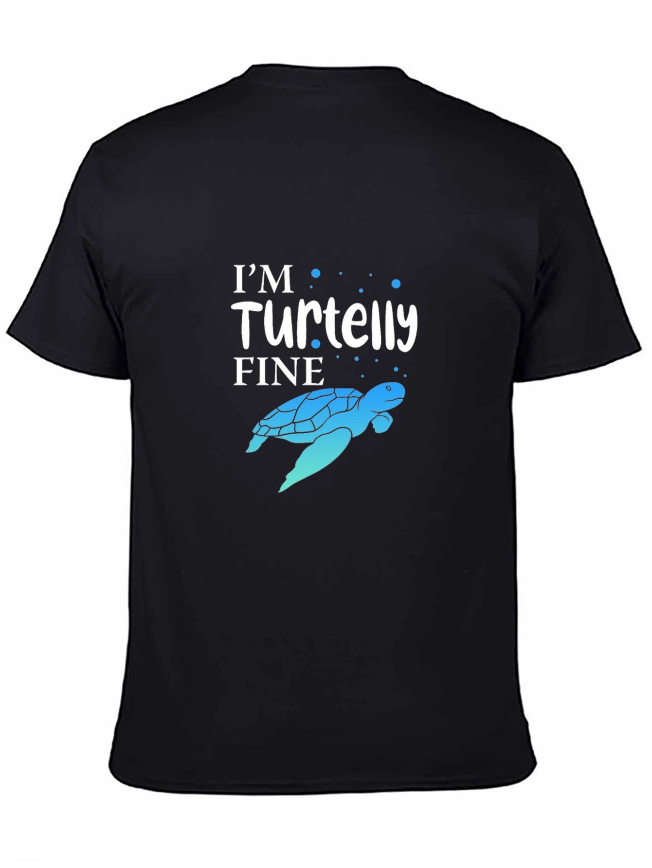 Im Turtelly Fine Black T-Shirt