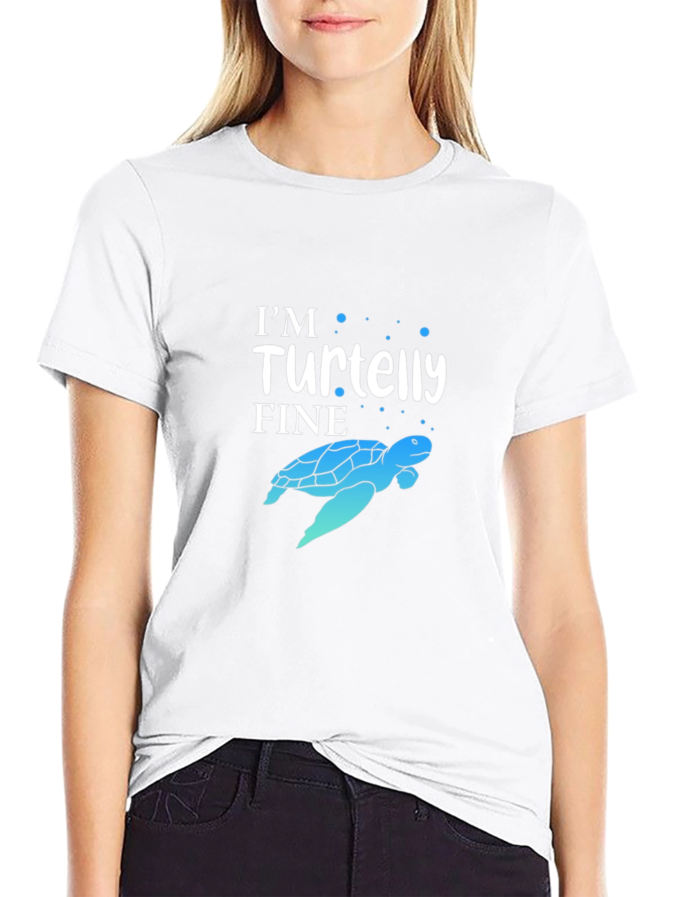 Im Turtelly Fine Black T-Shirt