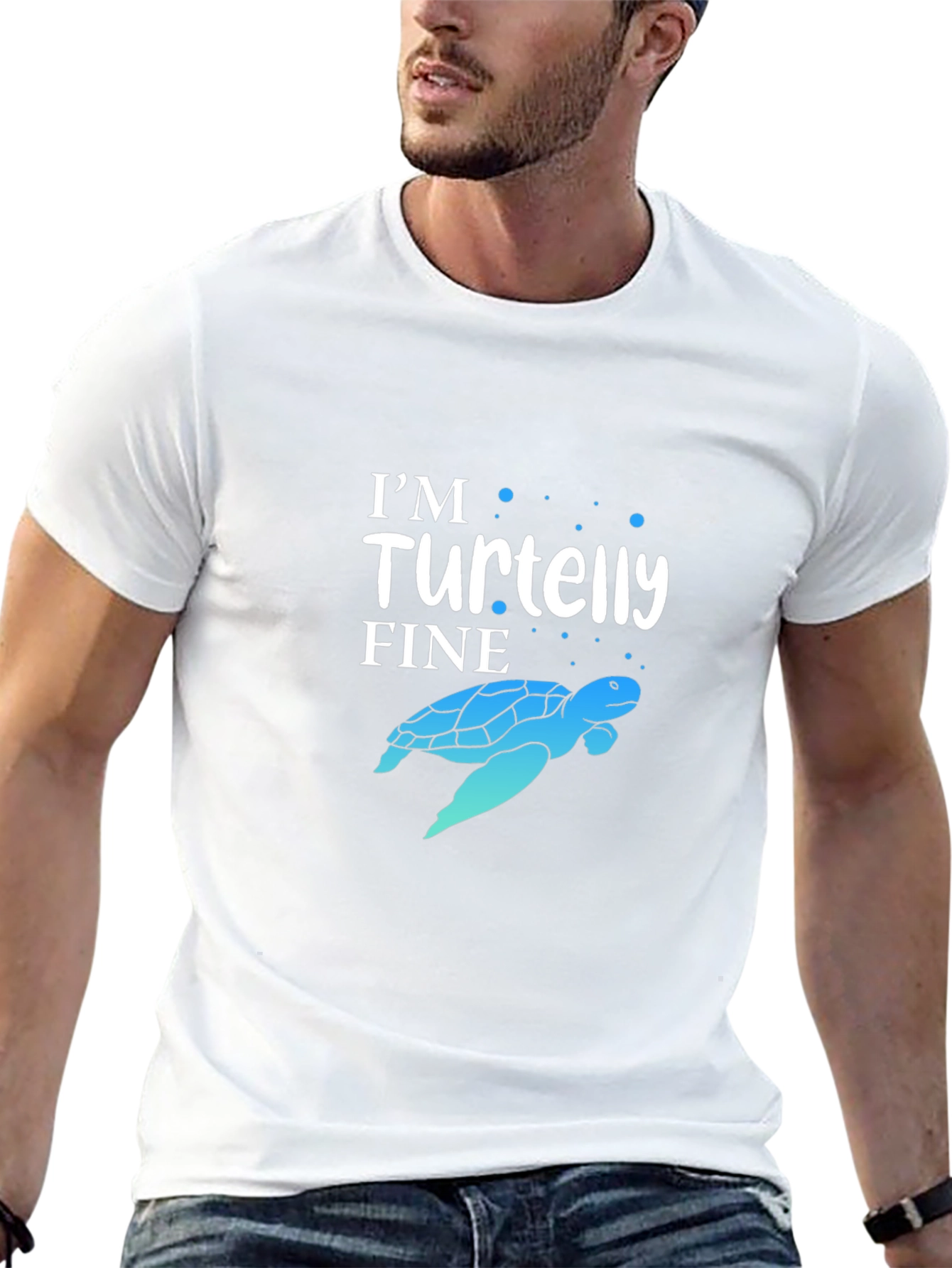 Im Turtelly Fine Black T-Shirt
