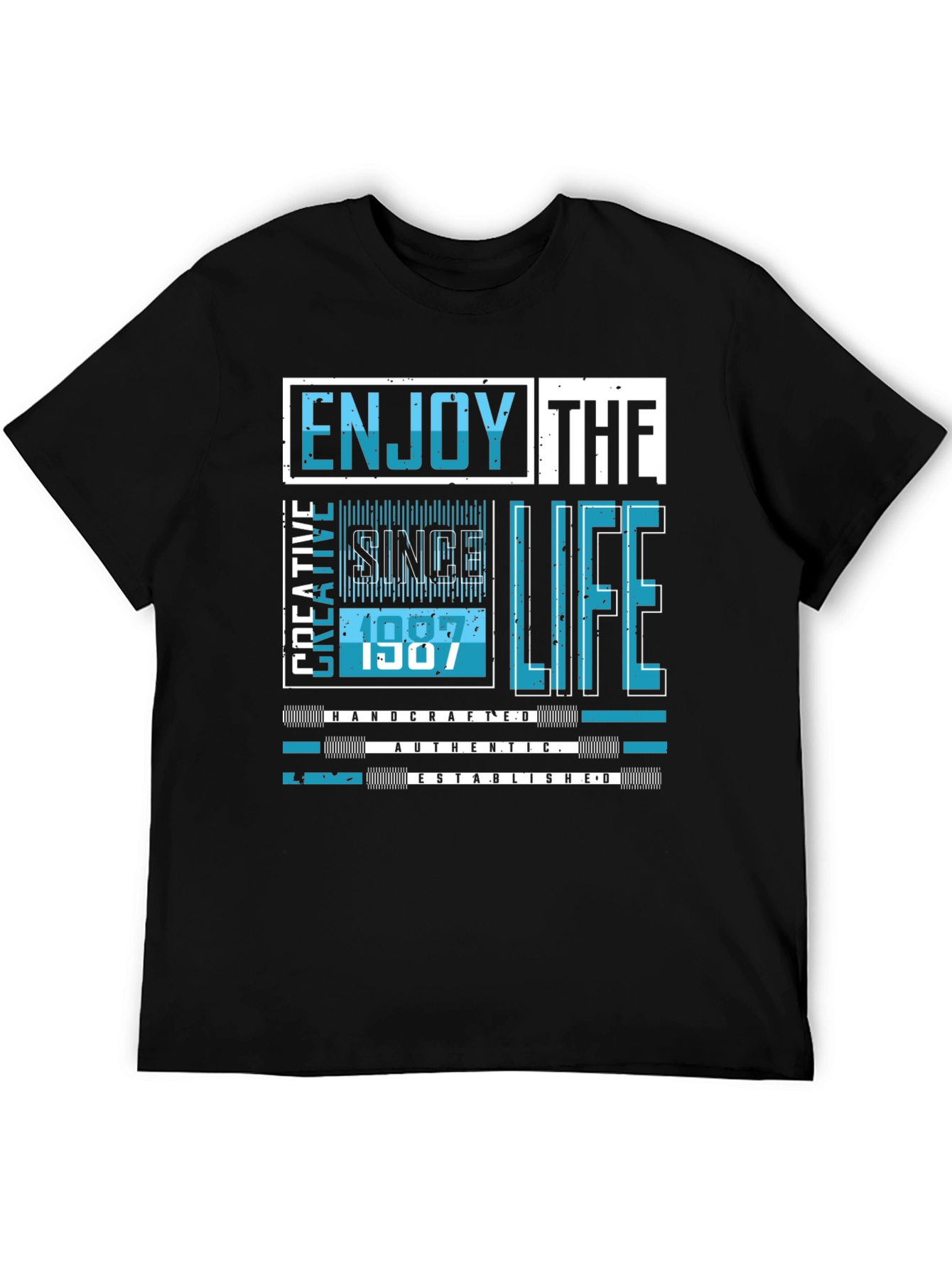 Enjoy Life Graphic Tee - Since 1987 Design