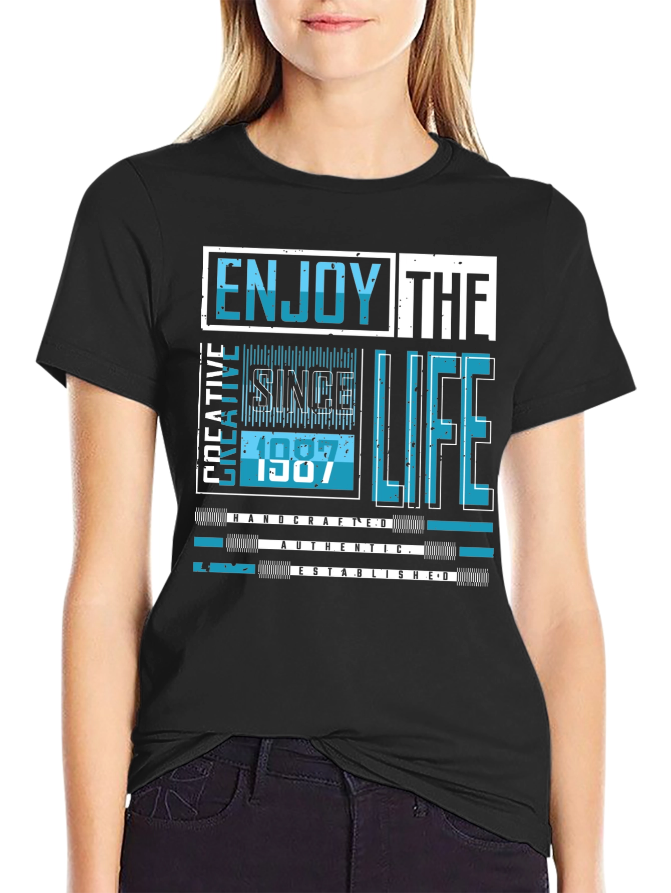 Enjoy Life Graphic Tee - Since 1987 Design