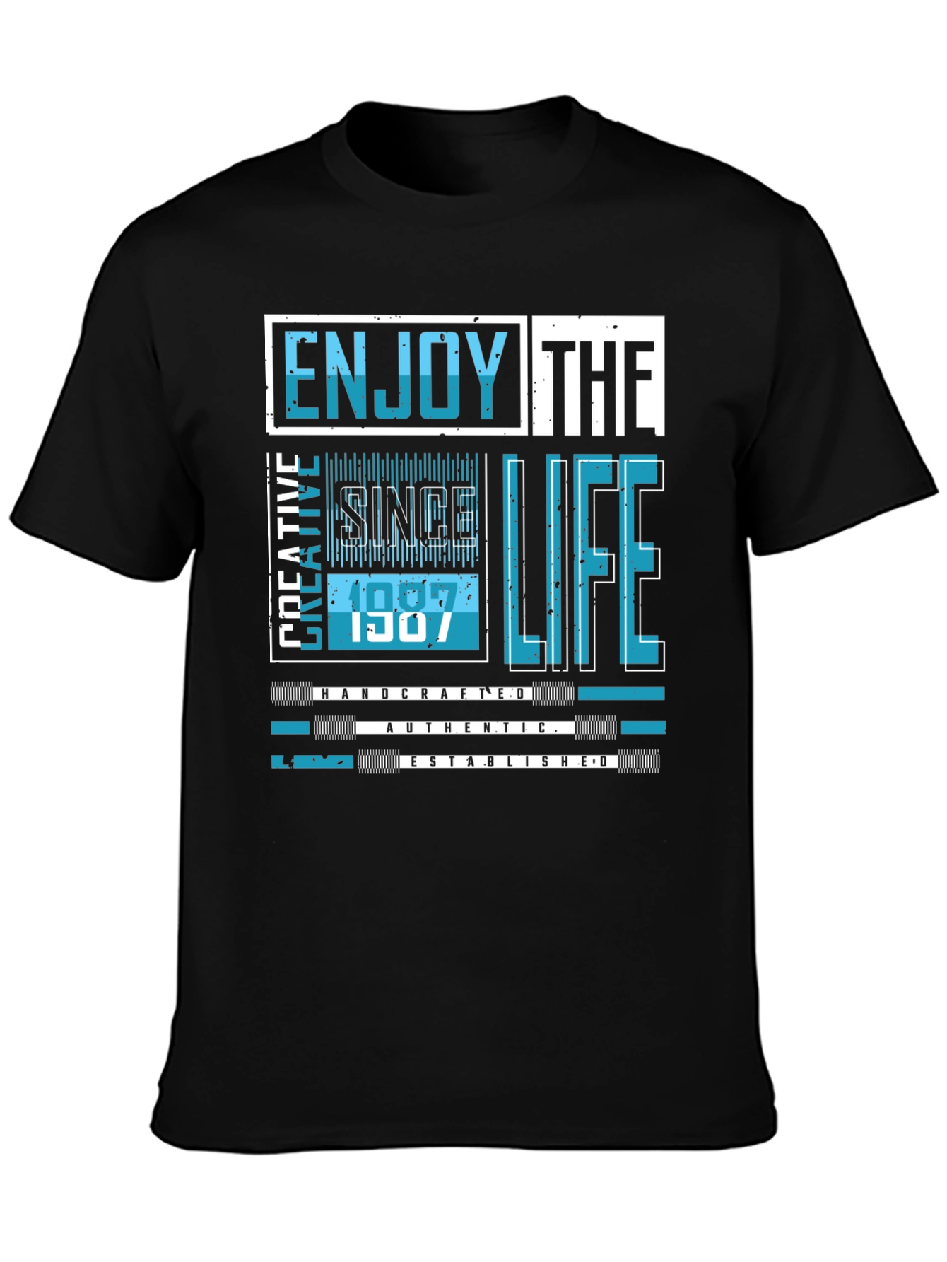 Enjoy Life Graphic Tee - Since 1987 Design