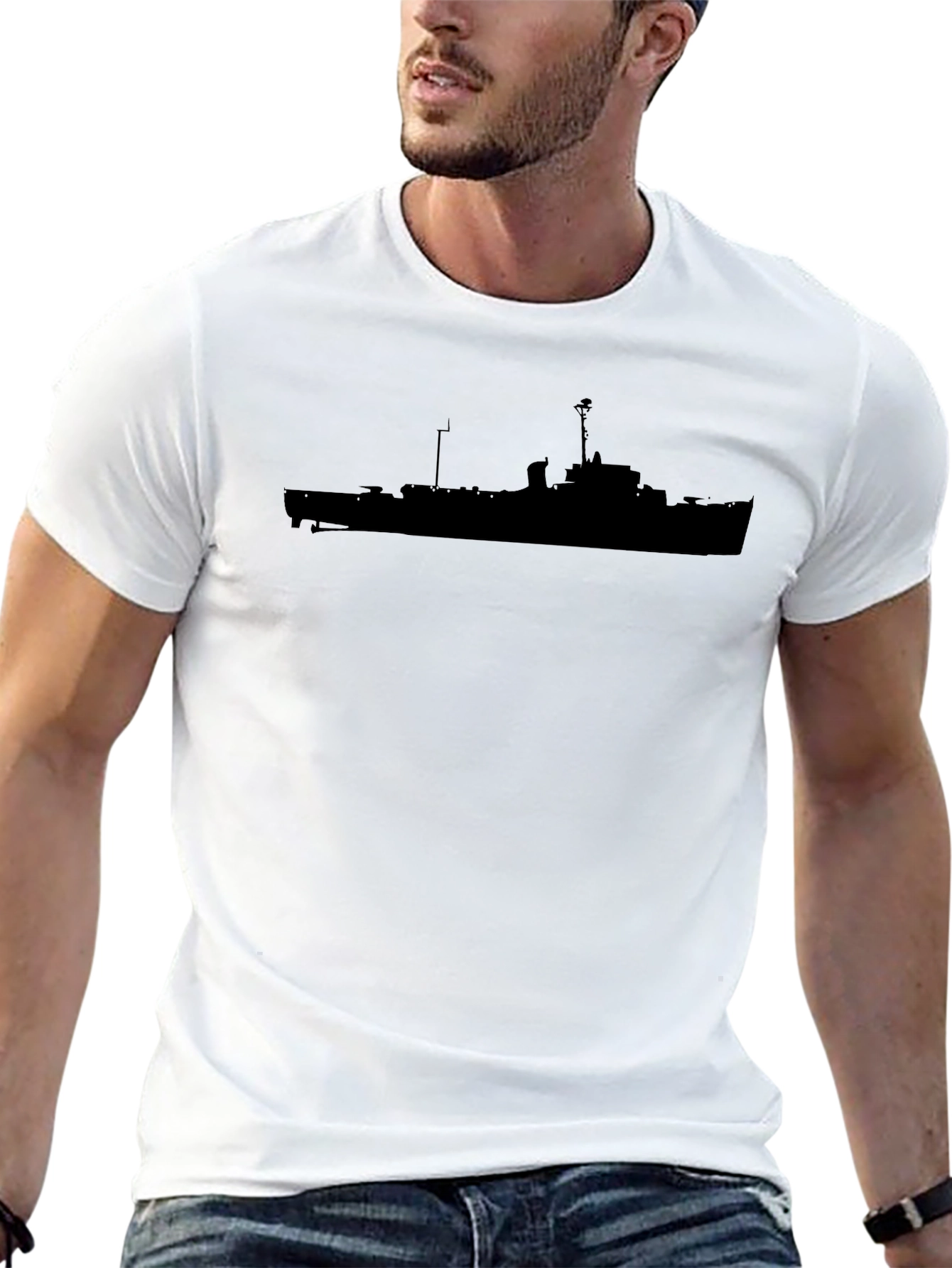 Black Ship Silhouette T-Shirt