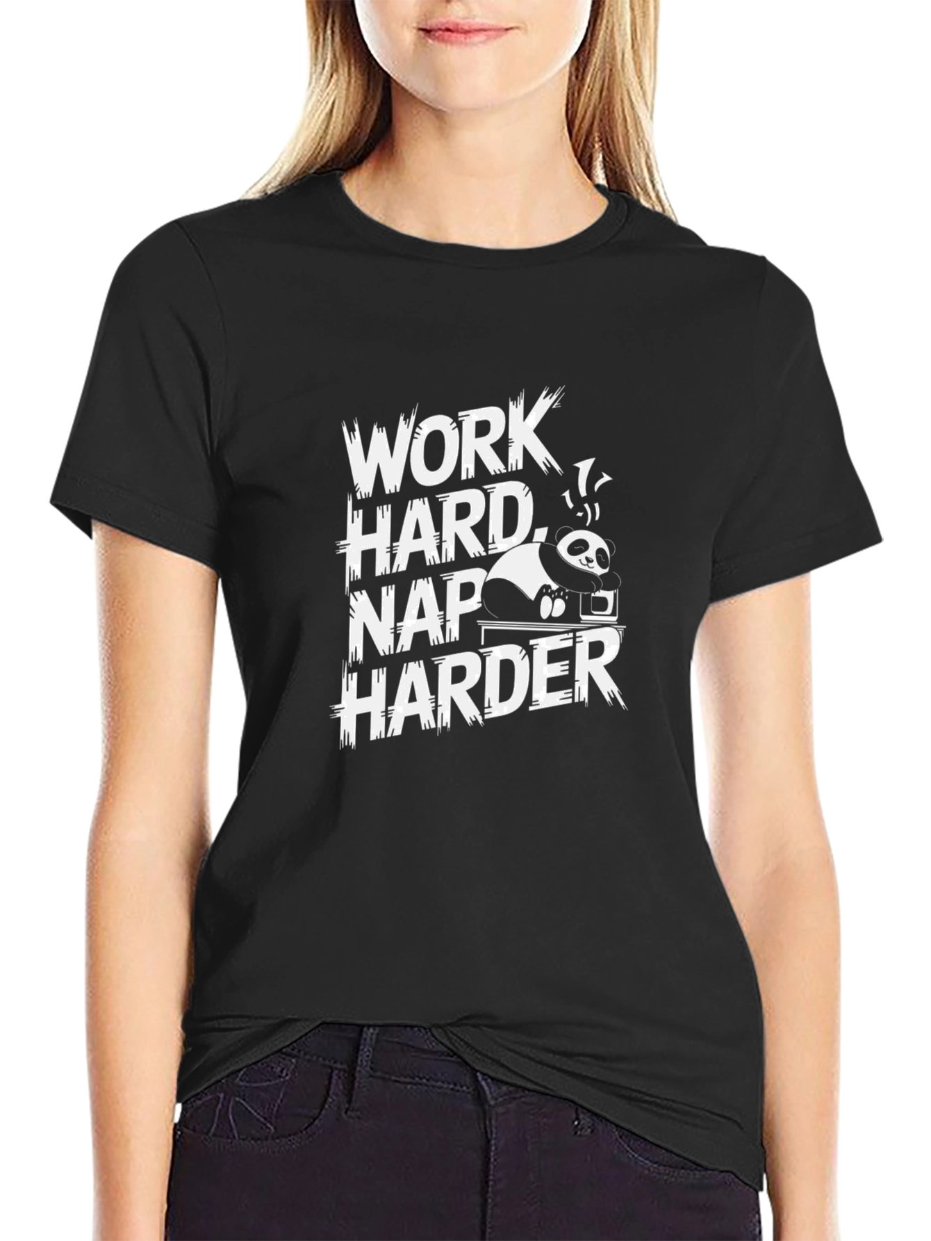 Work Hard Nap Harder Graphic T-Shirt