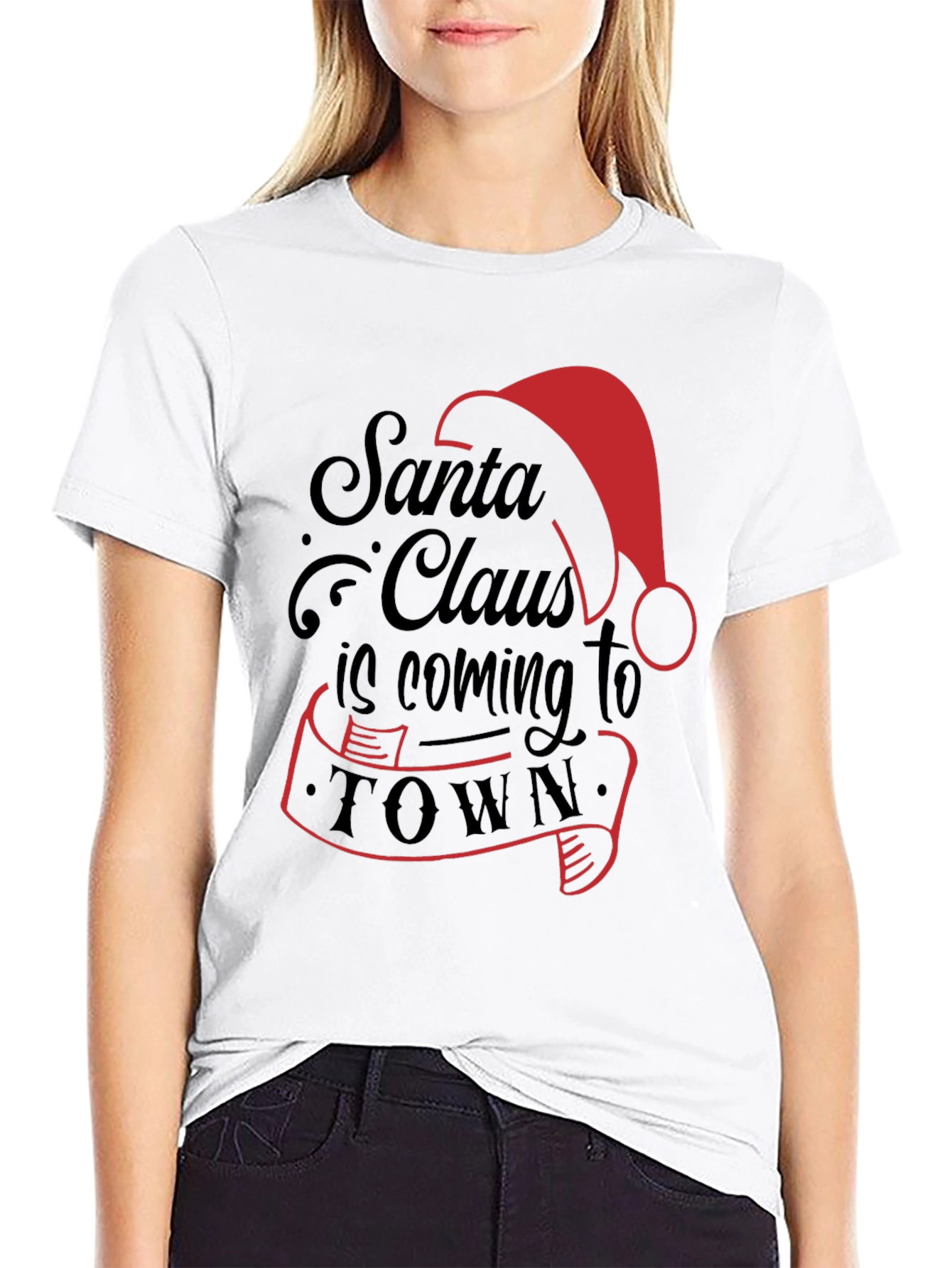 Santa Claus is Coming to Town Holiday T-Shirt