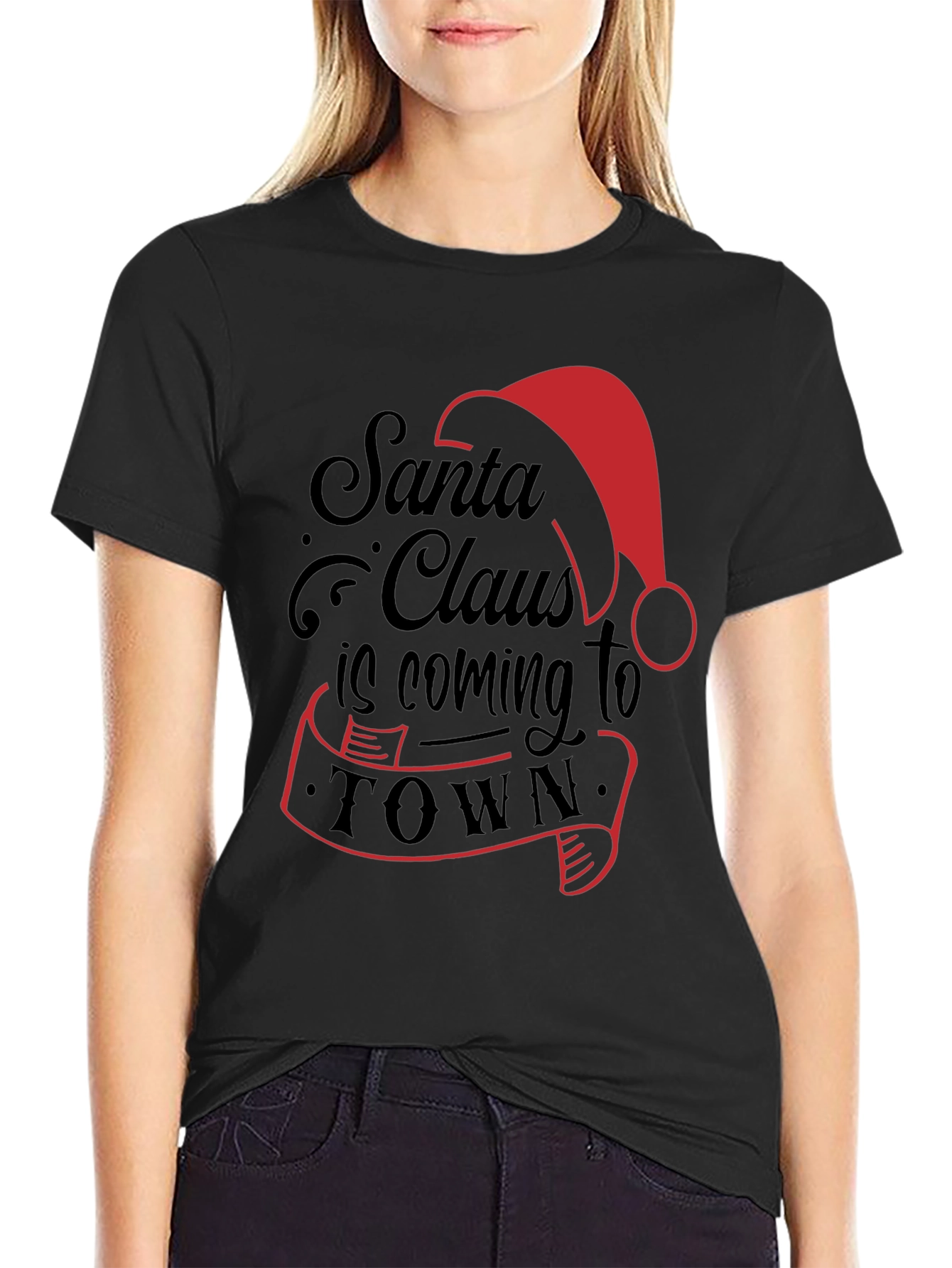 Santa Claus is Coming to Town Holiday T-Shirt