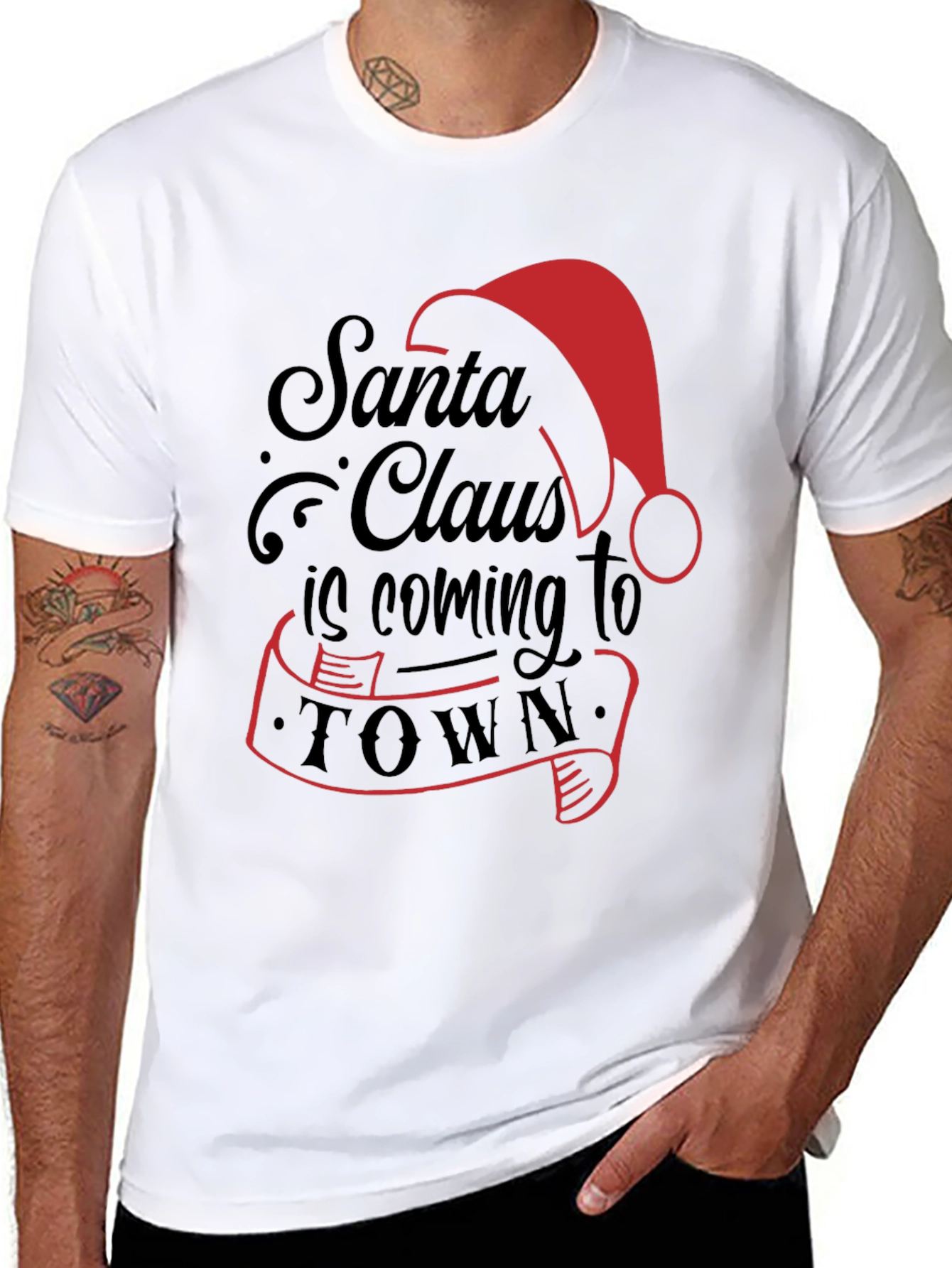 Santa Claus is Coming to Town Holiday T-Shirt