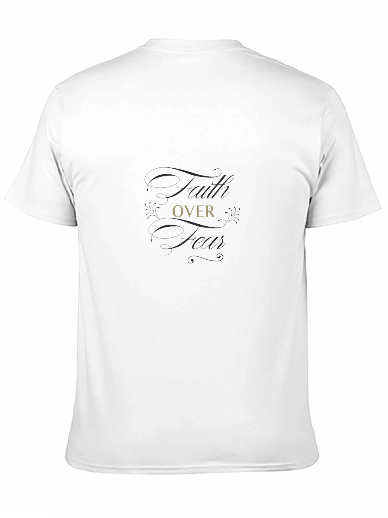 Faith Over Fear Black T-Shirt