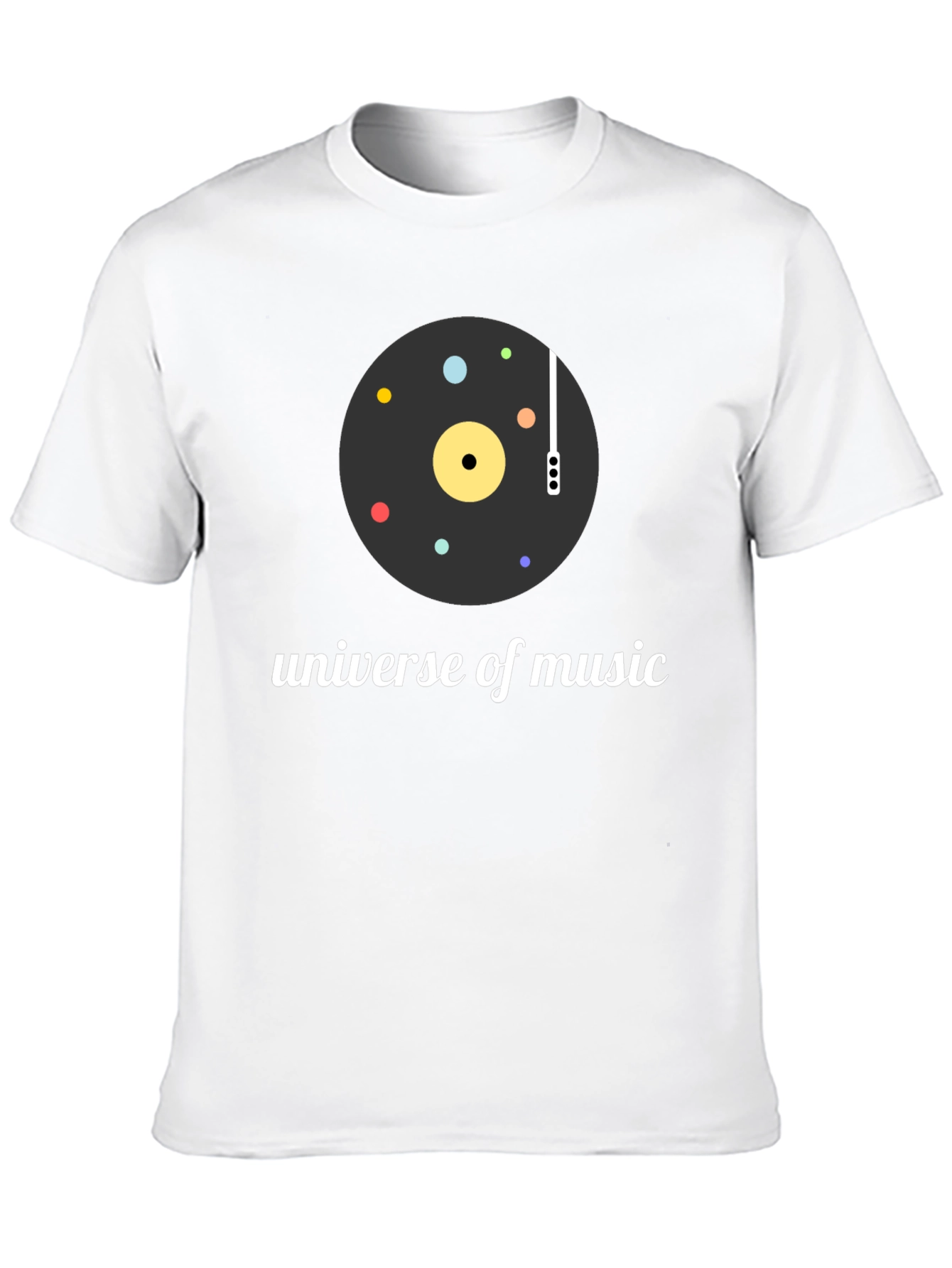 Universe of Music Black Graphic Tee