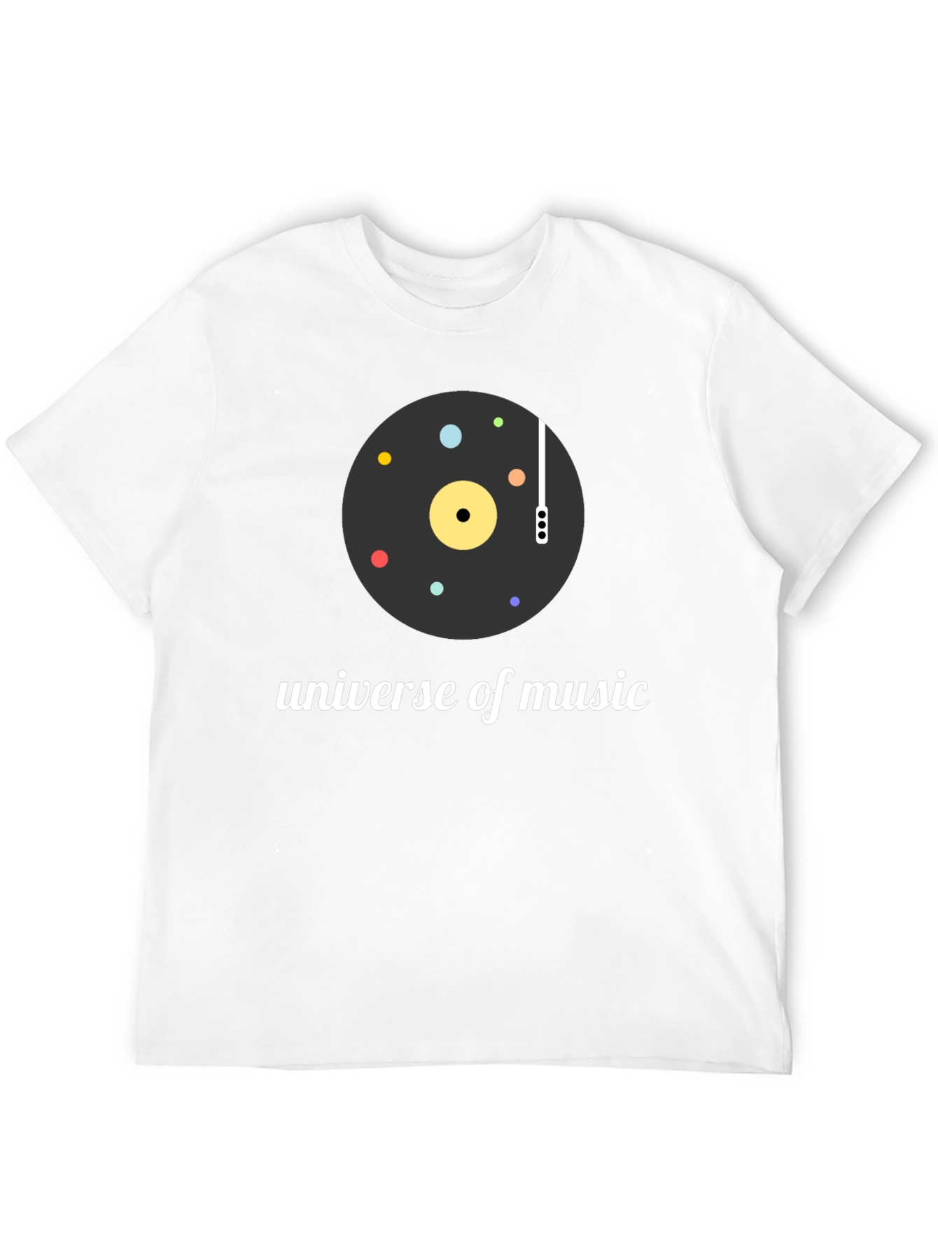 Universe of Music Black Graphic Tee