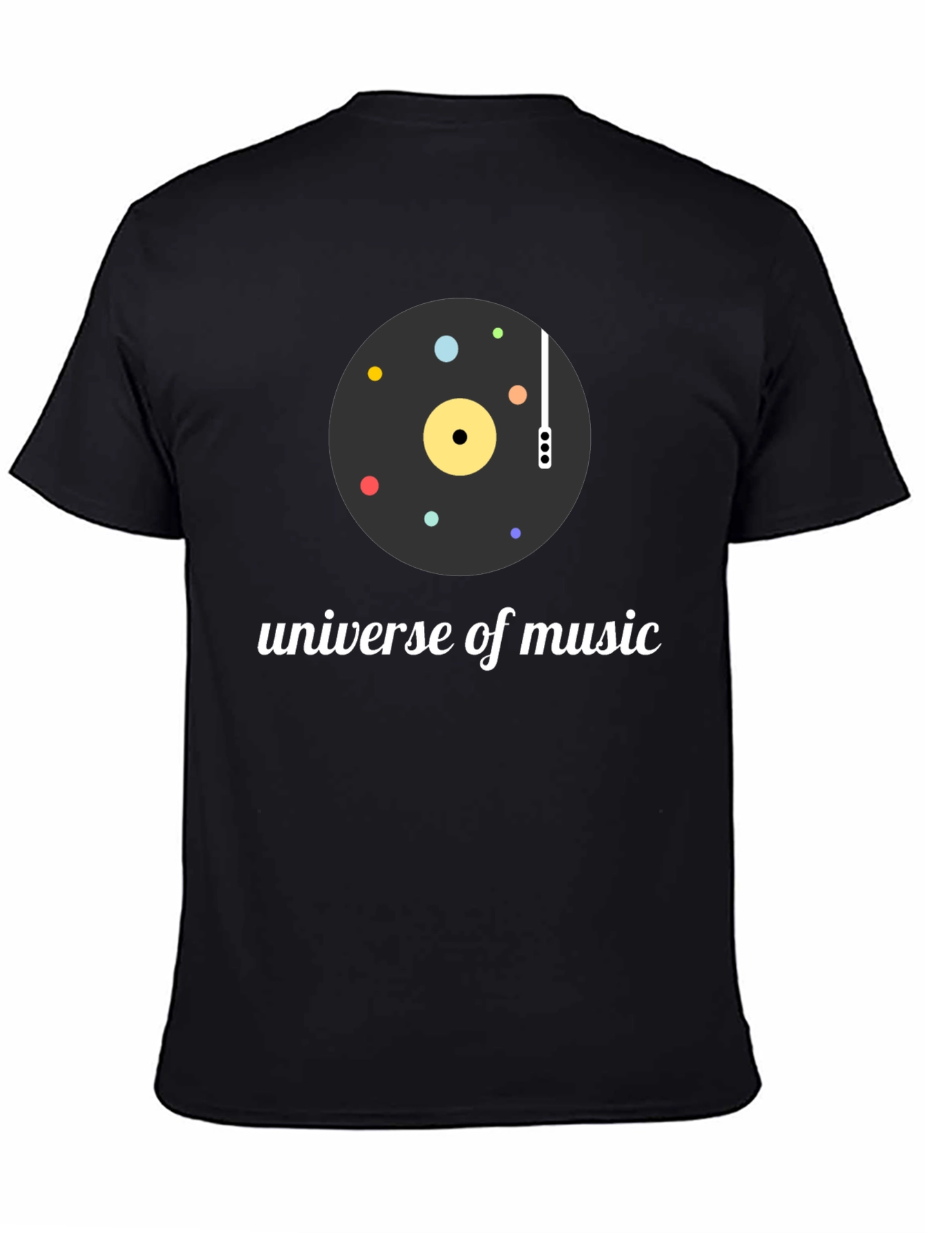 Universe of Music Black Graphic Tee