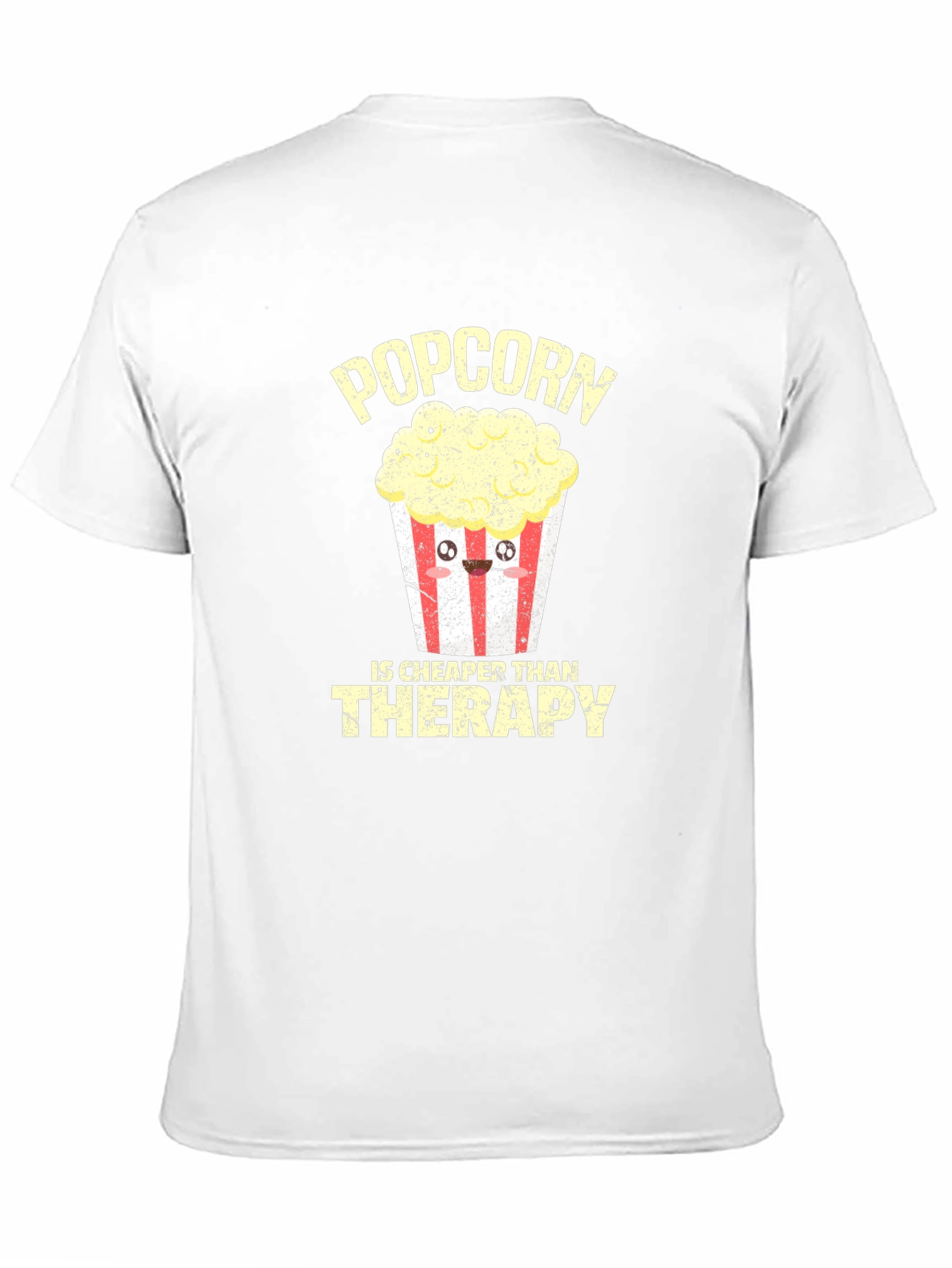 Popcorn Cheaper Than Therapy Graphic Tee