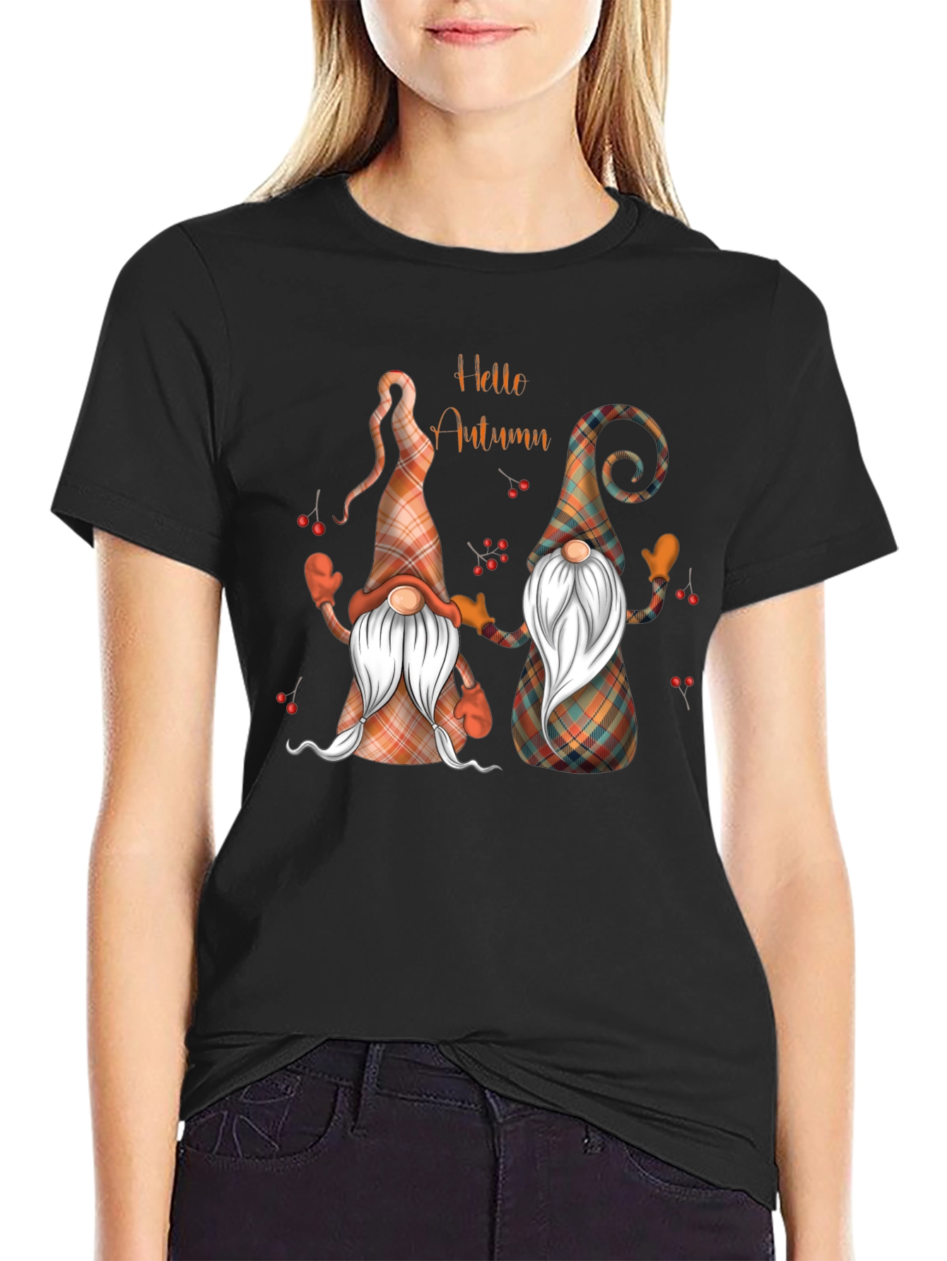 Hello Autumn Gnomes T-Shirt