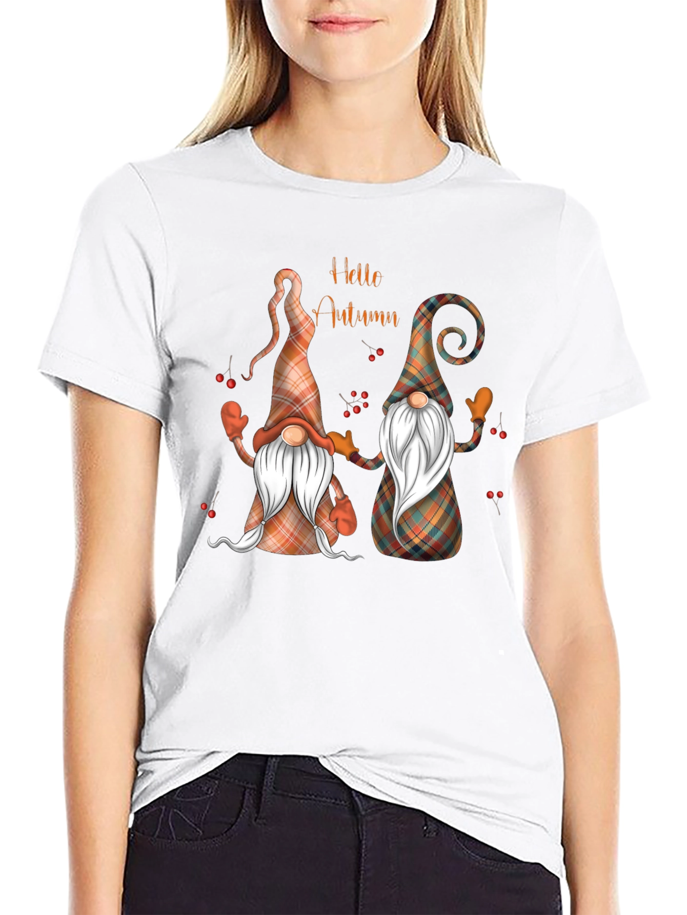 Hello Autumn Gnomes T-Shirt