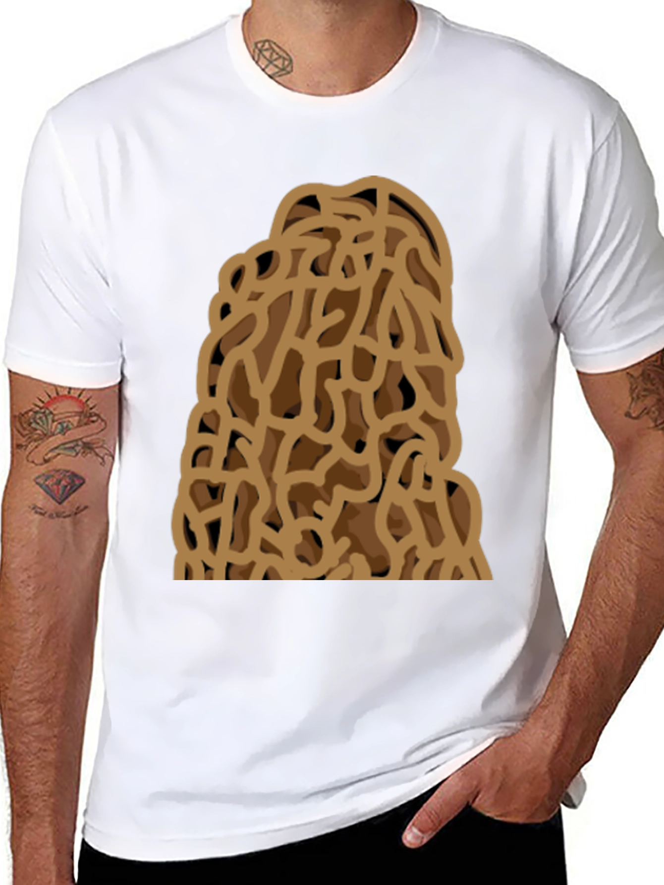 Spaghetti Graphic T-Shirt - Casual Foodie Style