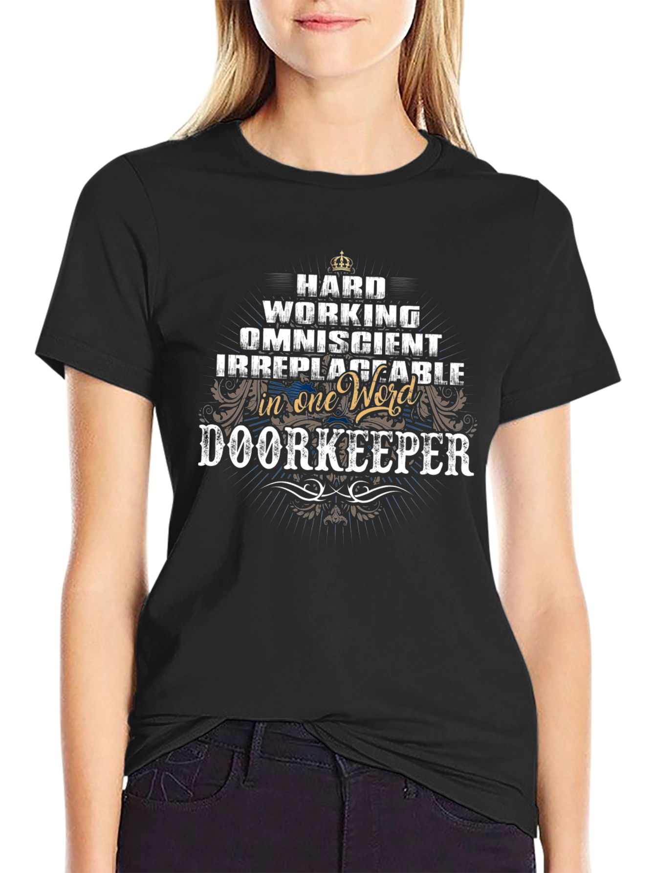 Doorkeeper in One Word Graphic T-Shirt