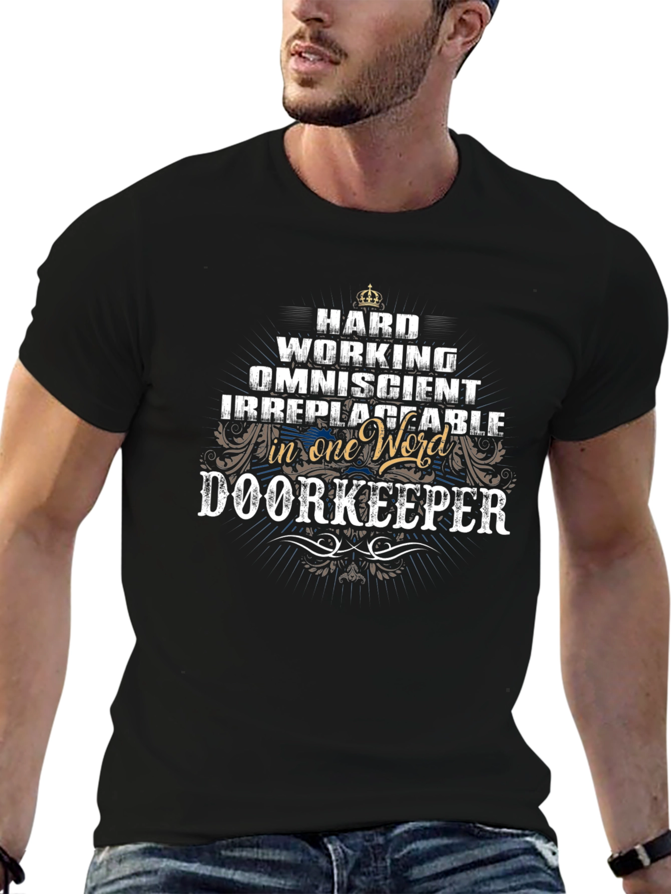 Doorkeeper in One Word Graphic T-Shirt