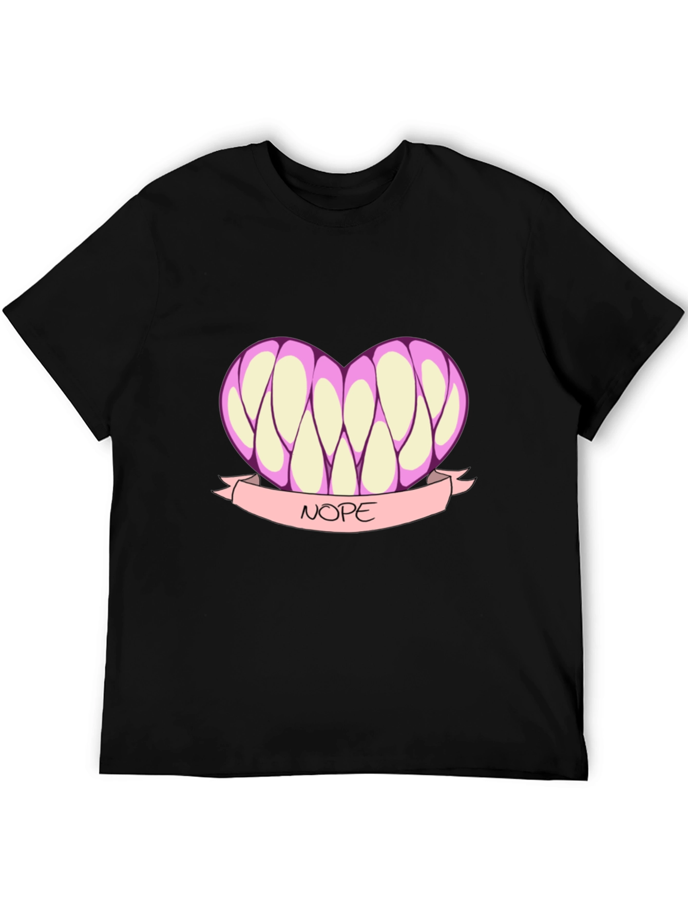 Nope Heart T-Shirt - Funny Graphic Tee