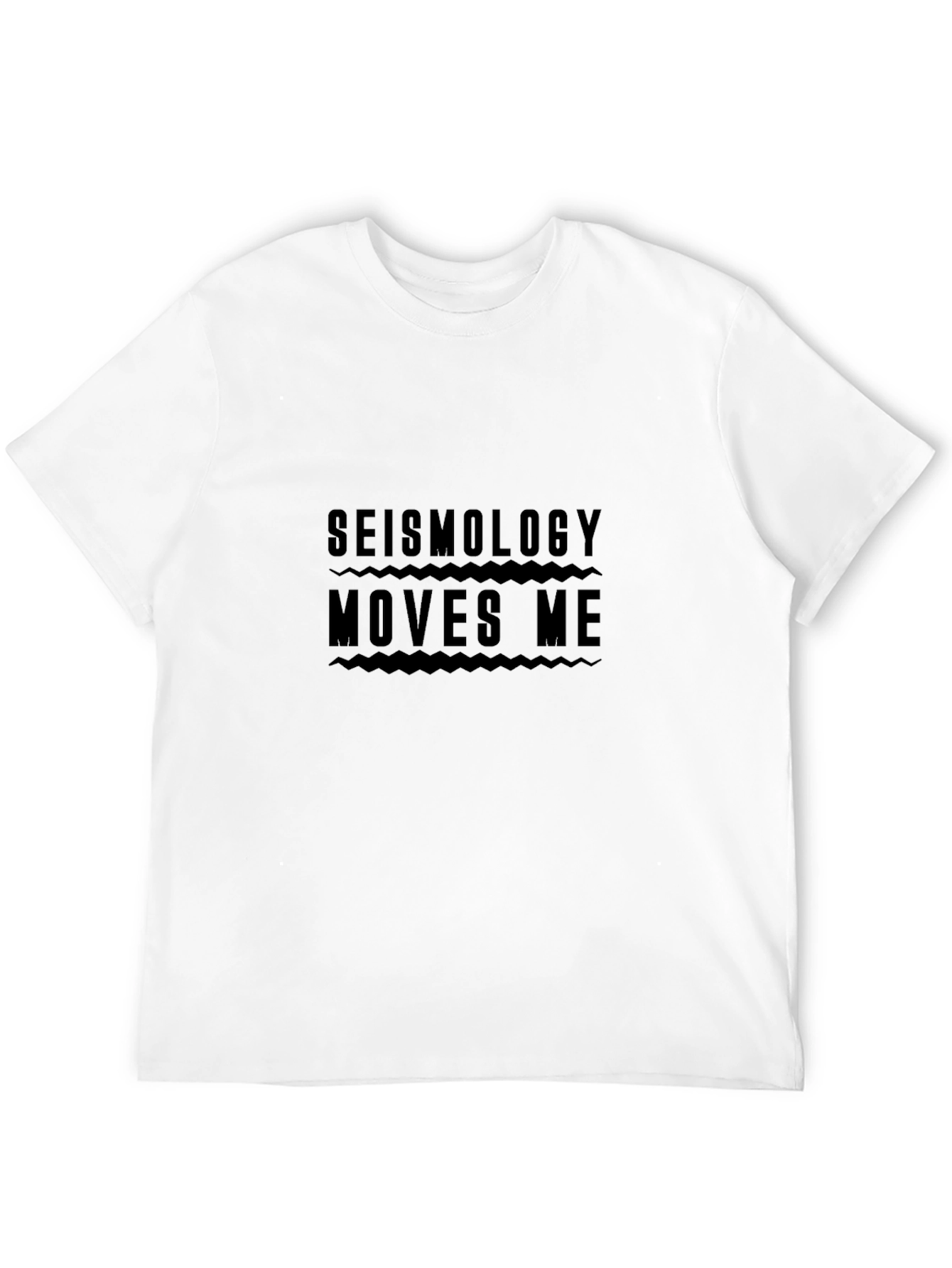 Seismology Moves Me Black T-Shirt