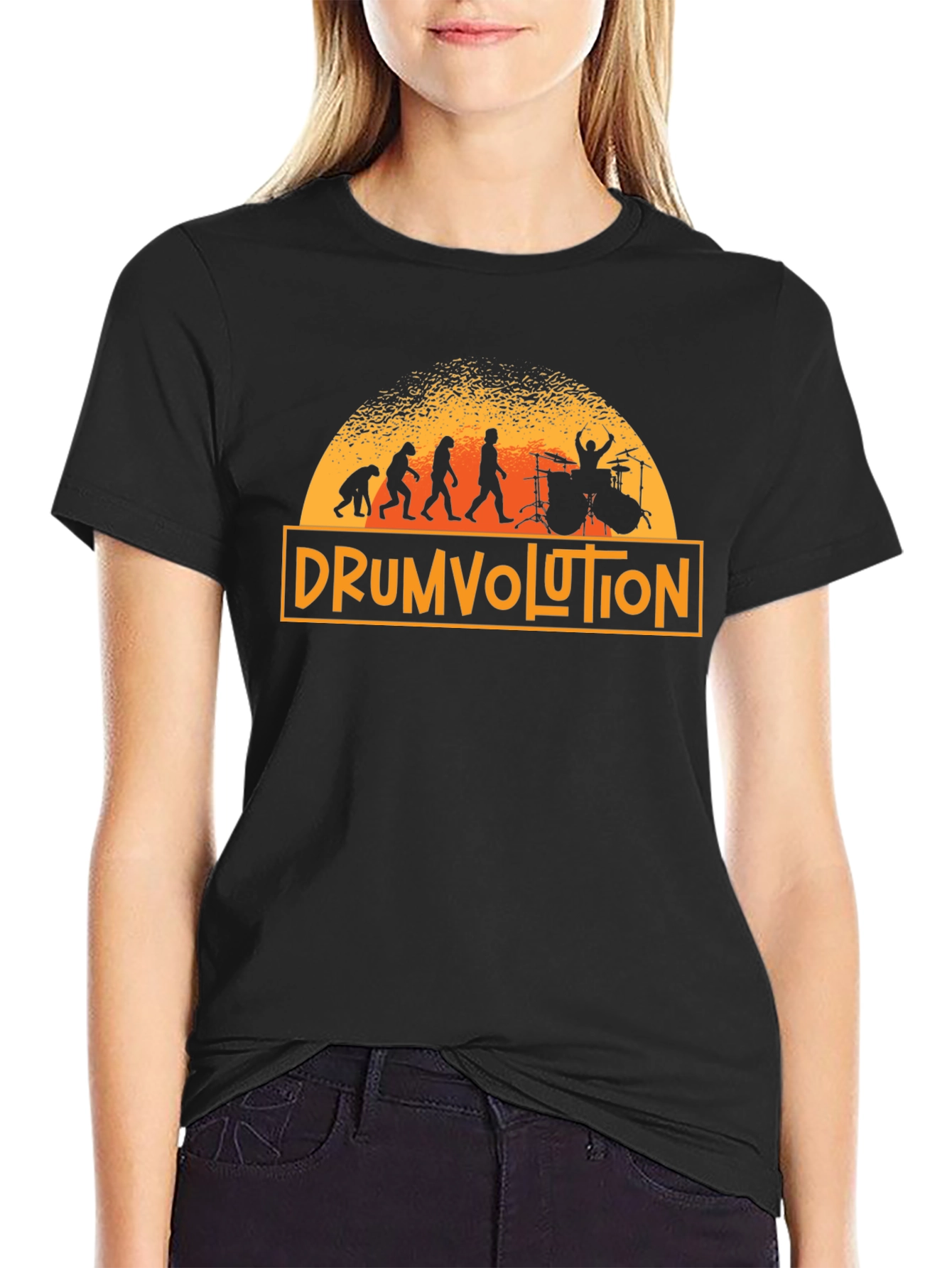 Drumvolution Evolution Drummer T-Shirt
