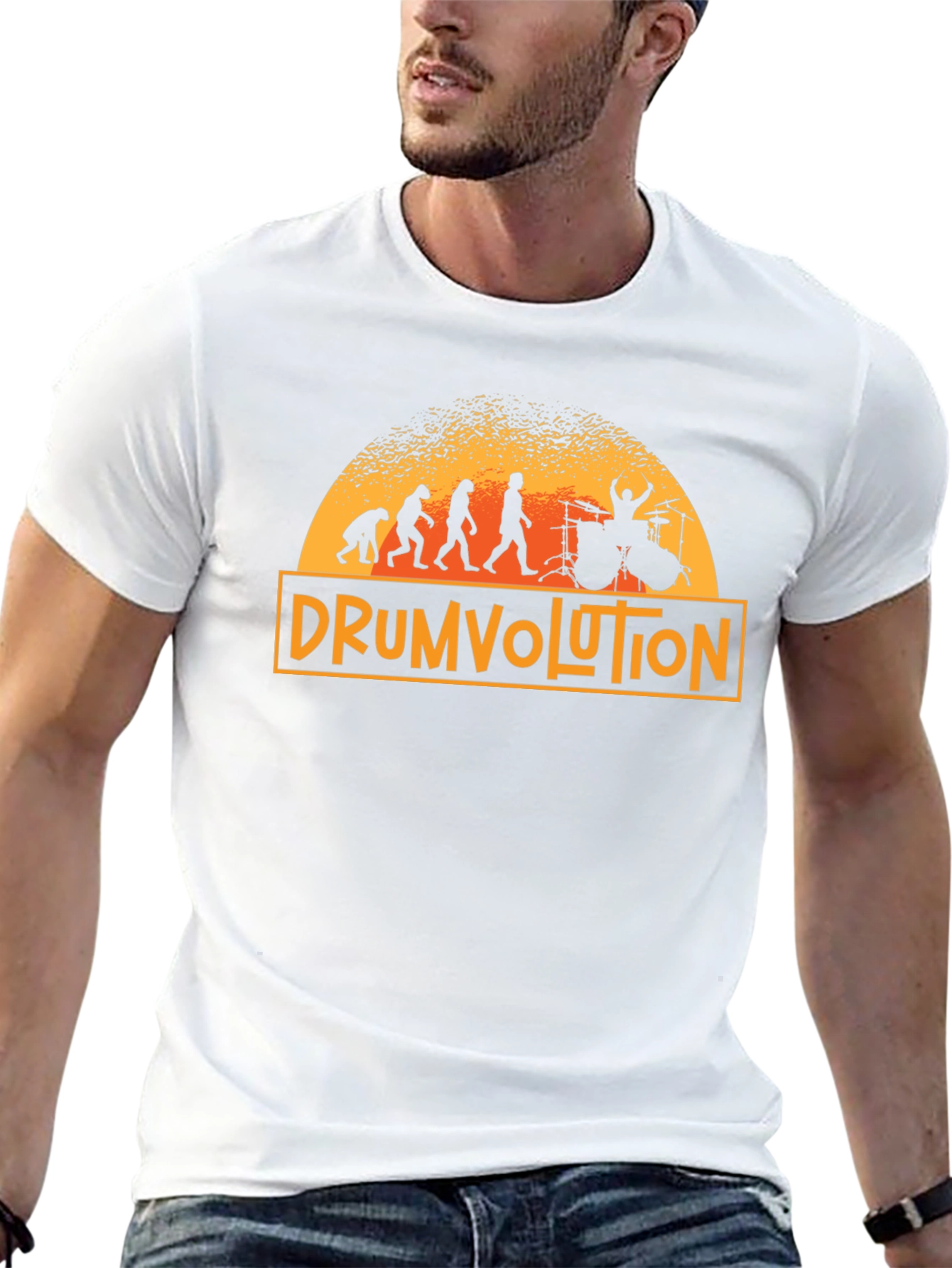 Drumvolution Evolution Drummer T-Shirt