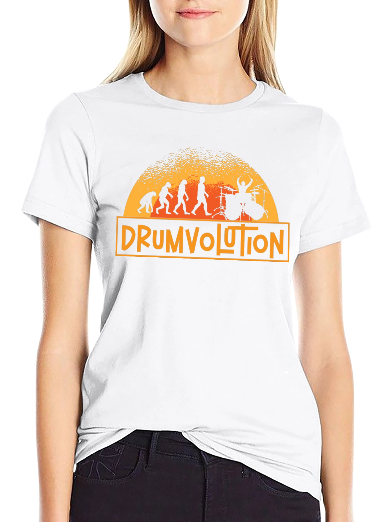 Drumvolution Evolution Drummer T-Shirt