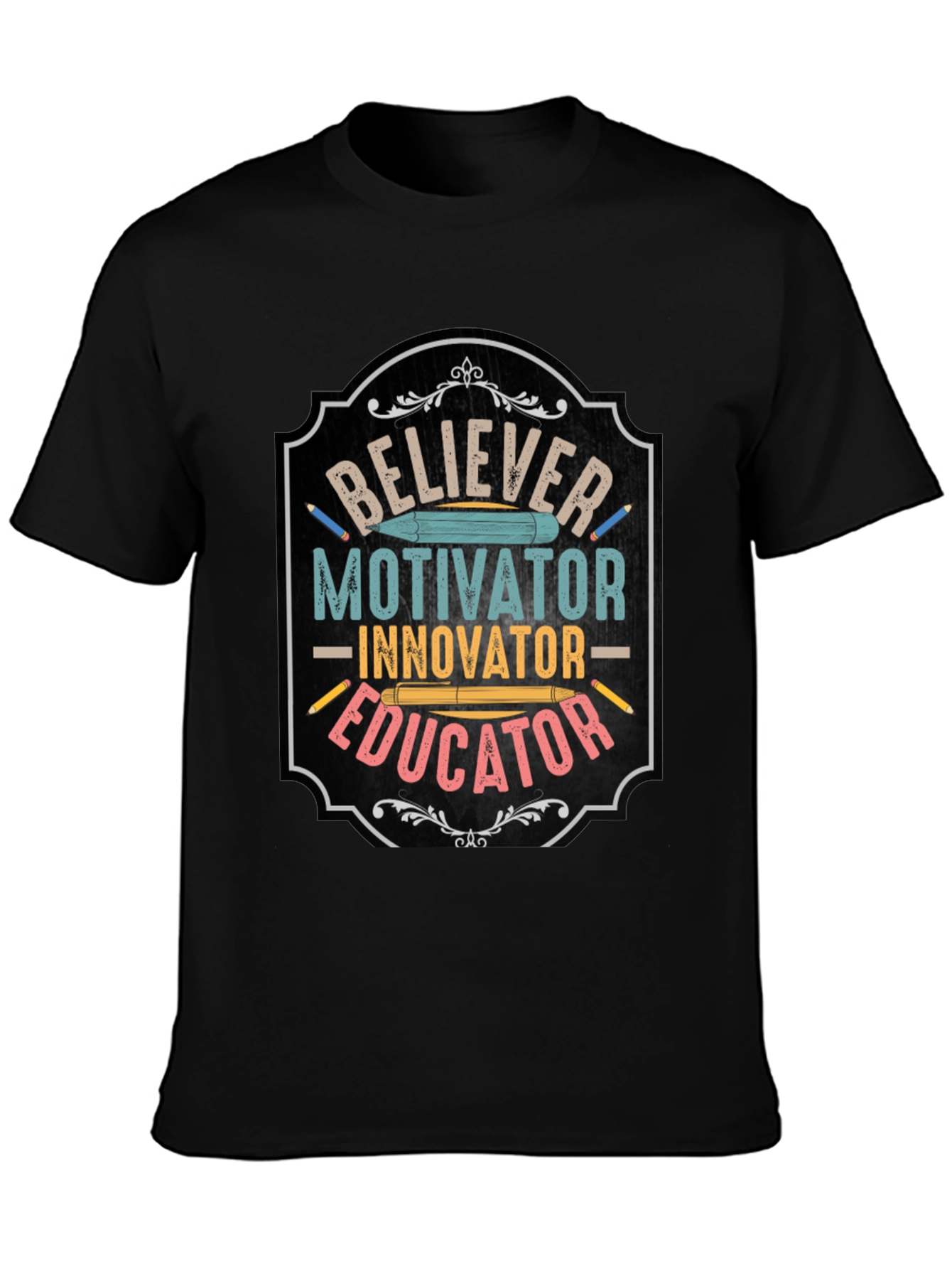 Believer Motivator Educator Graphic Tee