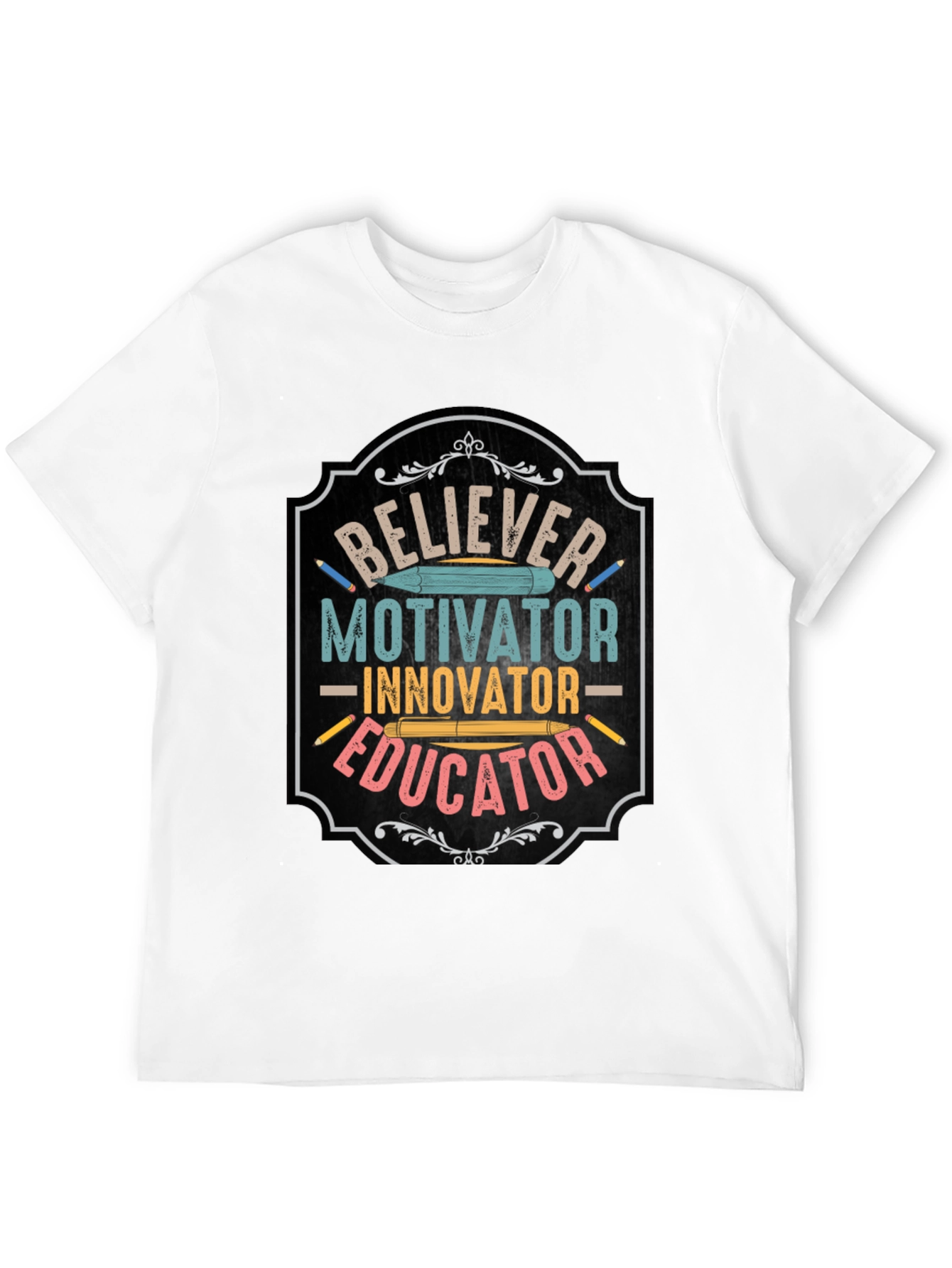 Believer Motivator Educator Graphic Tee