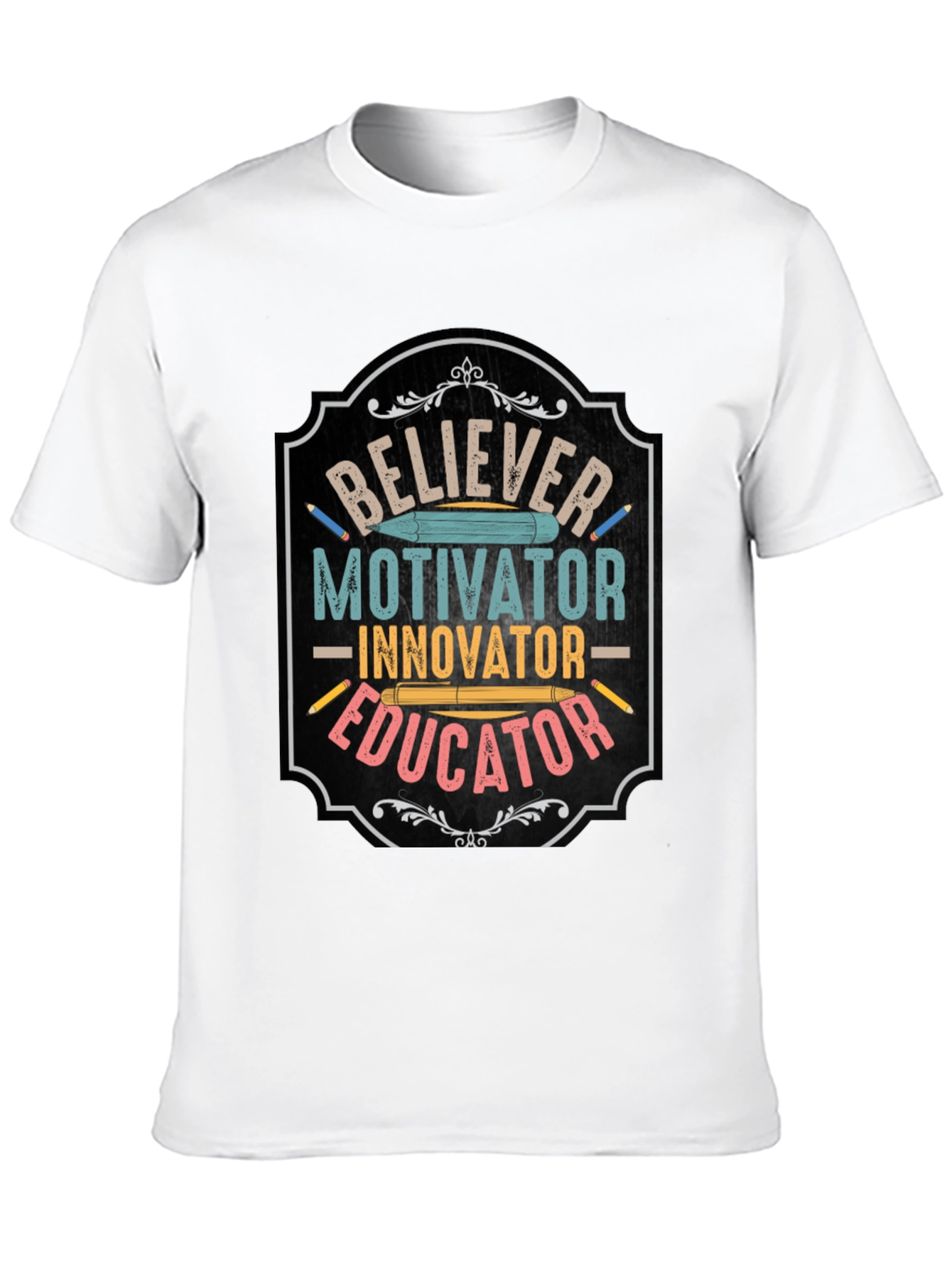 Believer Motivator Educator Graphic Tee