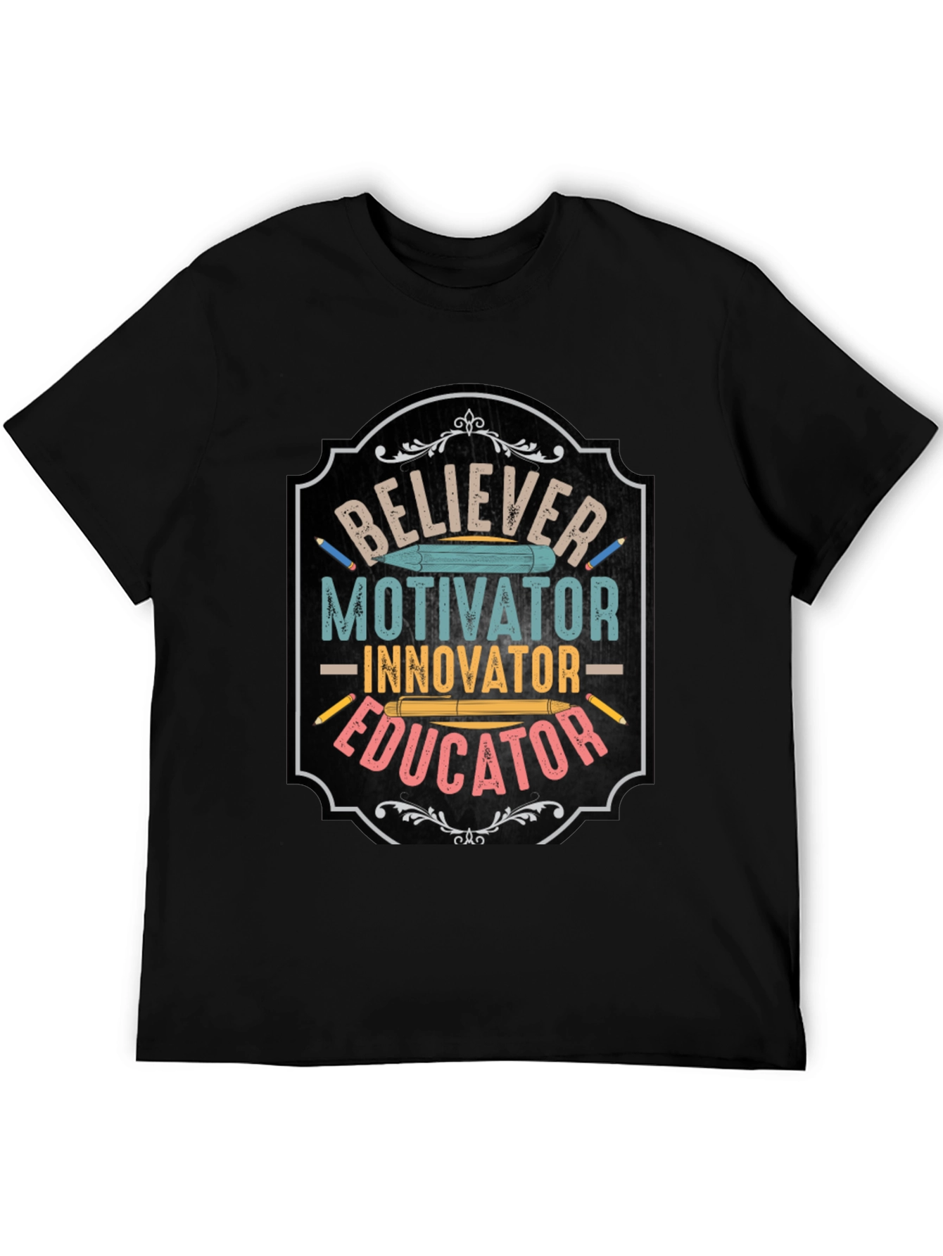 Believer Motivator Educator Graphic Tee