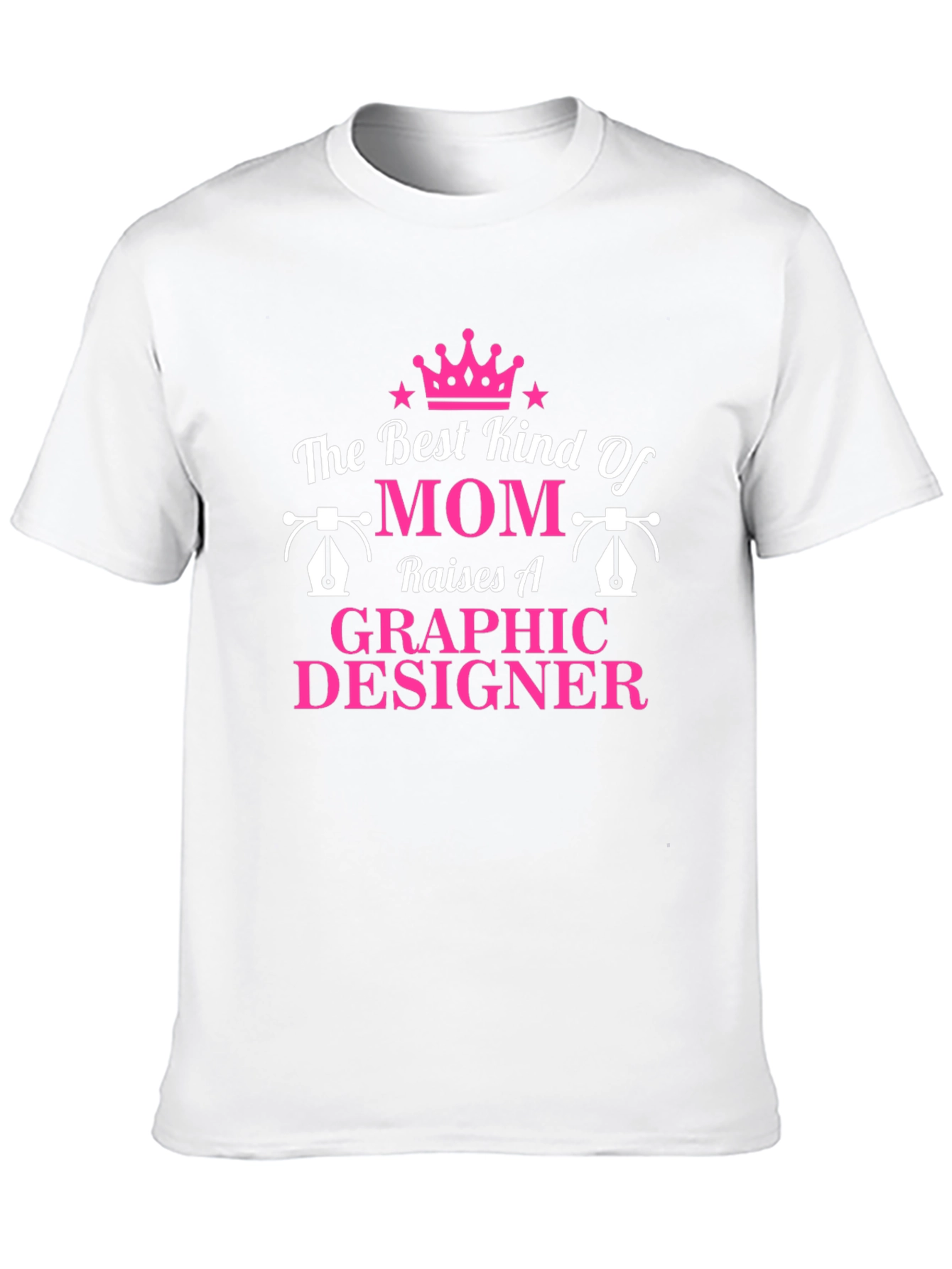 Graphic Designer Mom T-Shirt -  Black Tee
