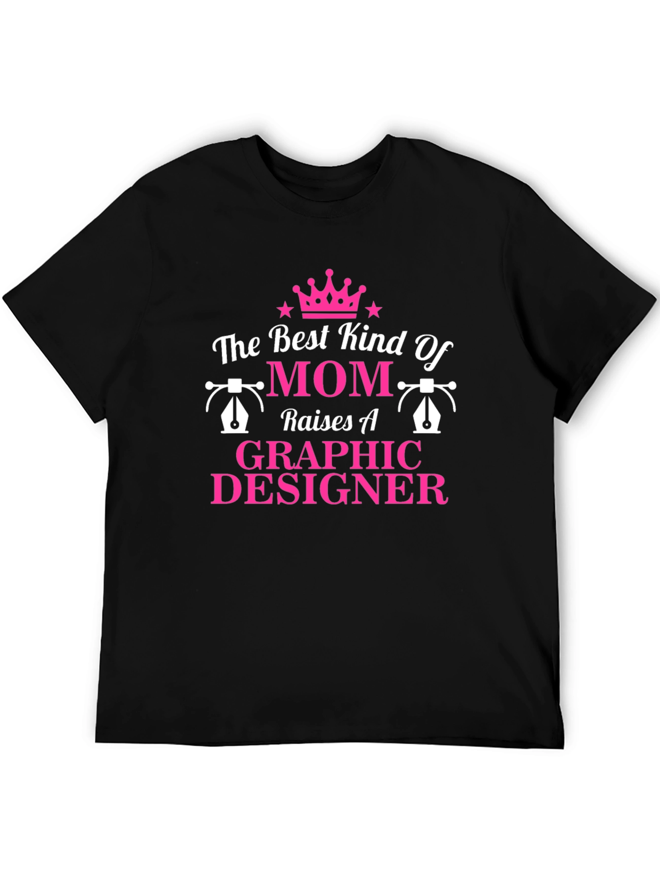 Graphic Designer Mom T-Shirt -  Black Tee
