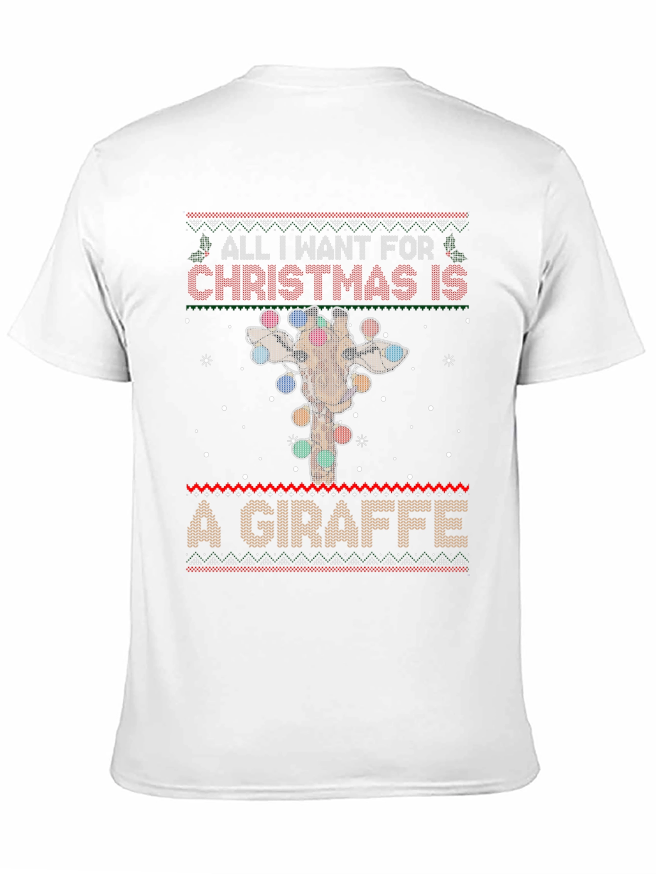 Christmas Giraffe T-Shirt
