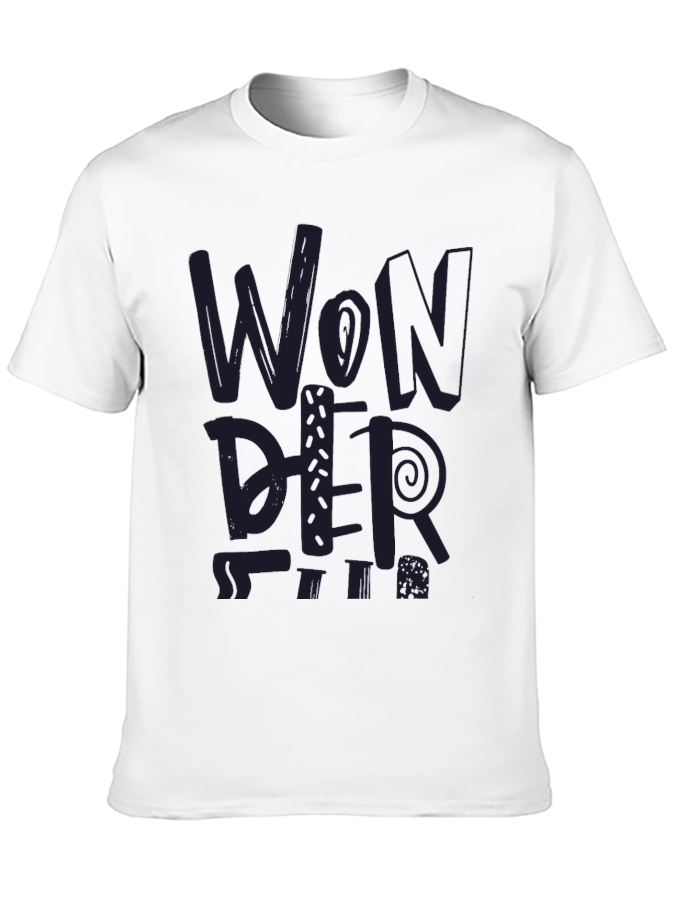 Wonder Graphic Tee - Trendy Print