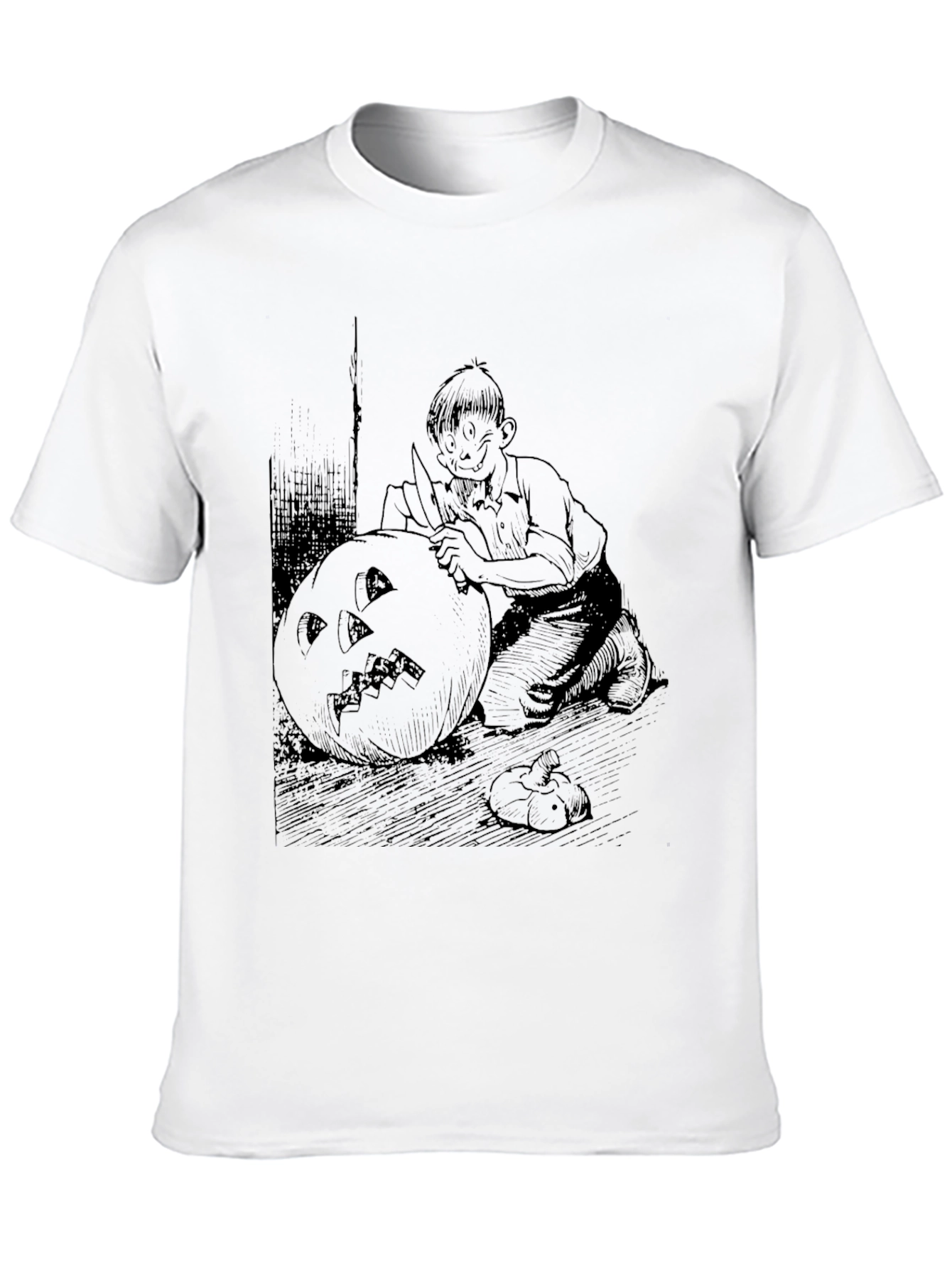 Halloween Carving T-Shirt - Spooky Season Tee